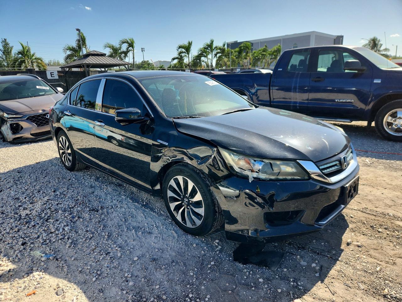 2015 Honda Accord Hybrid Exl Black vin: 1HGCR6F51FA003101