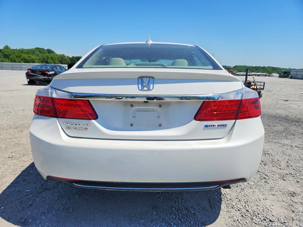 2015 Honda Accord Hybrid Exl Белый vin: 1HGCR6F51FA009156