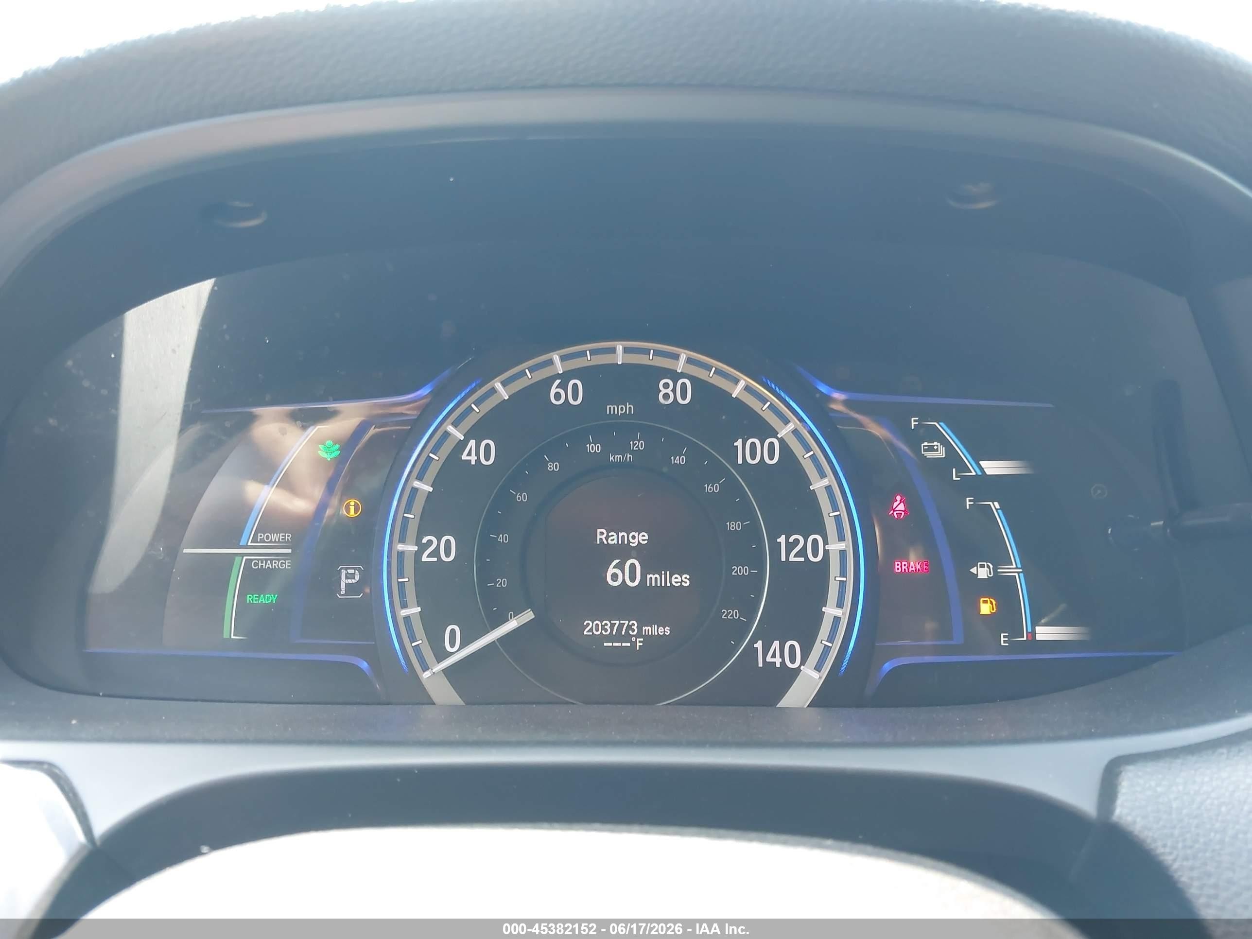 2014 Honda Accord Hybrid Ex-l Black vin: 1HGCR6F52EA005339
