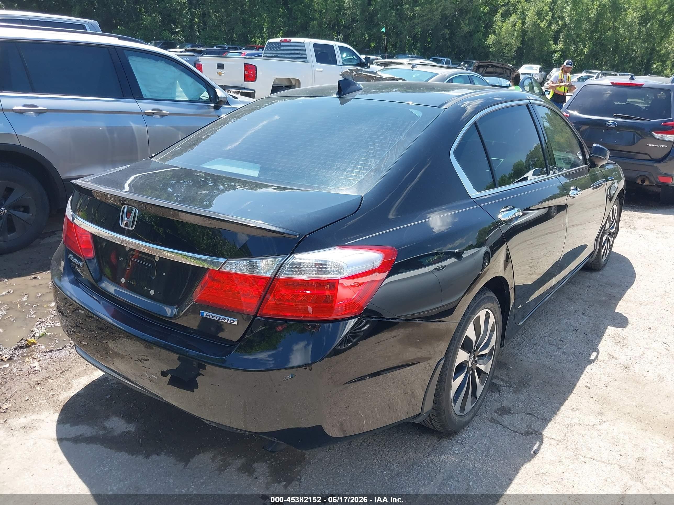 2014 Honda Accord Hybrid Ex-l Black vin: 1HGCR6F52EA005339