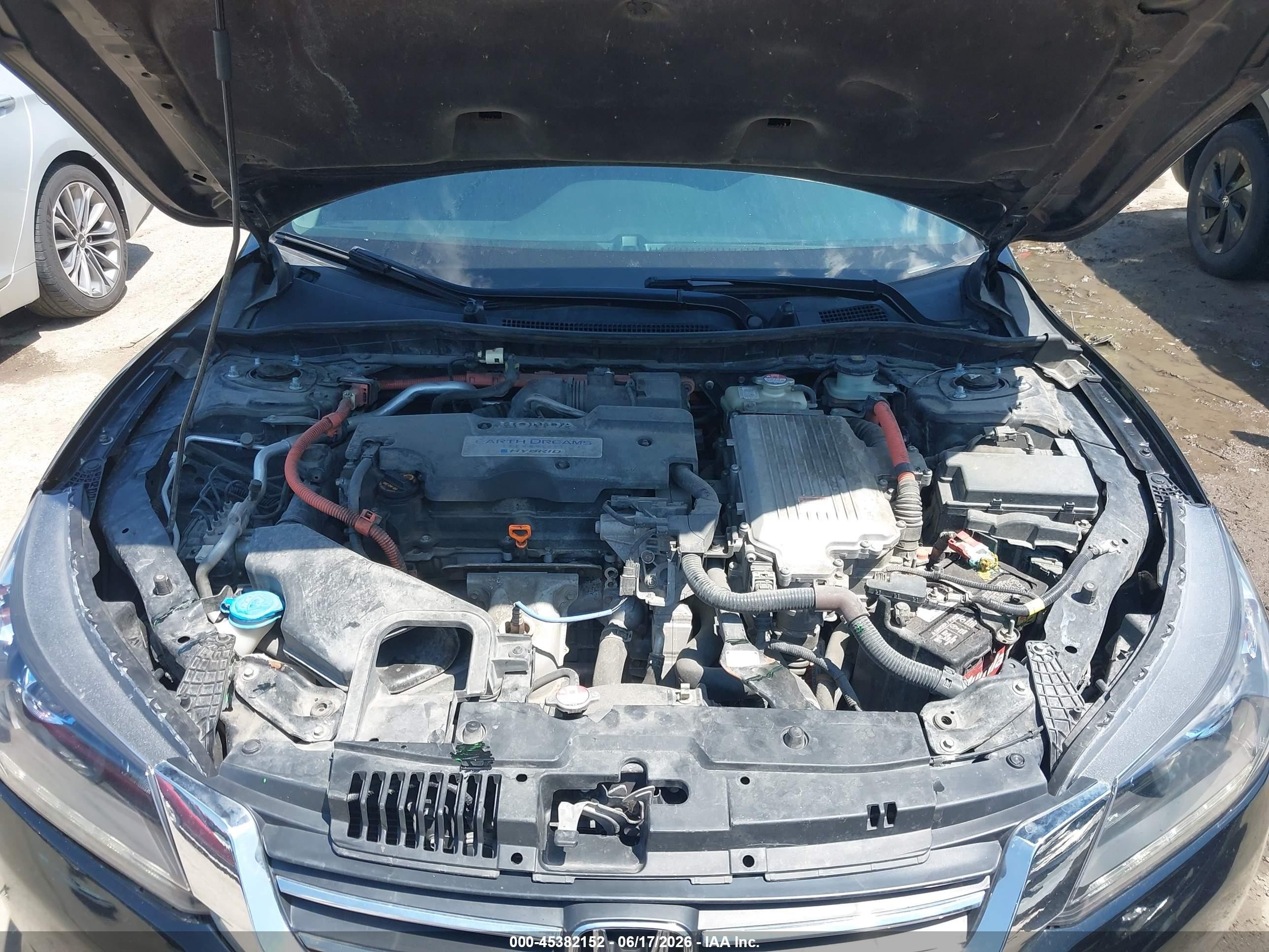 2014 Honda Accord Hybrid Ex-l Black vin: 1HGCR6F52EA005339