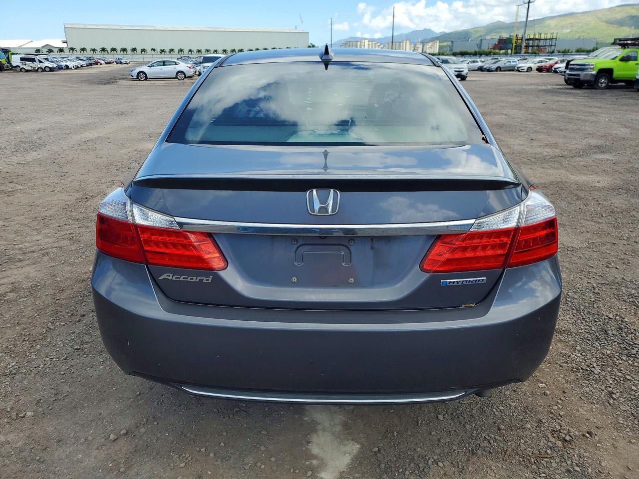 2015 Honda Accord Hybrid Exl Gray vin: 1HGCR6F52FA015337