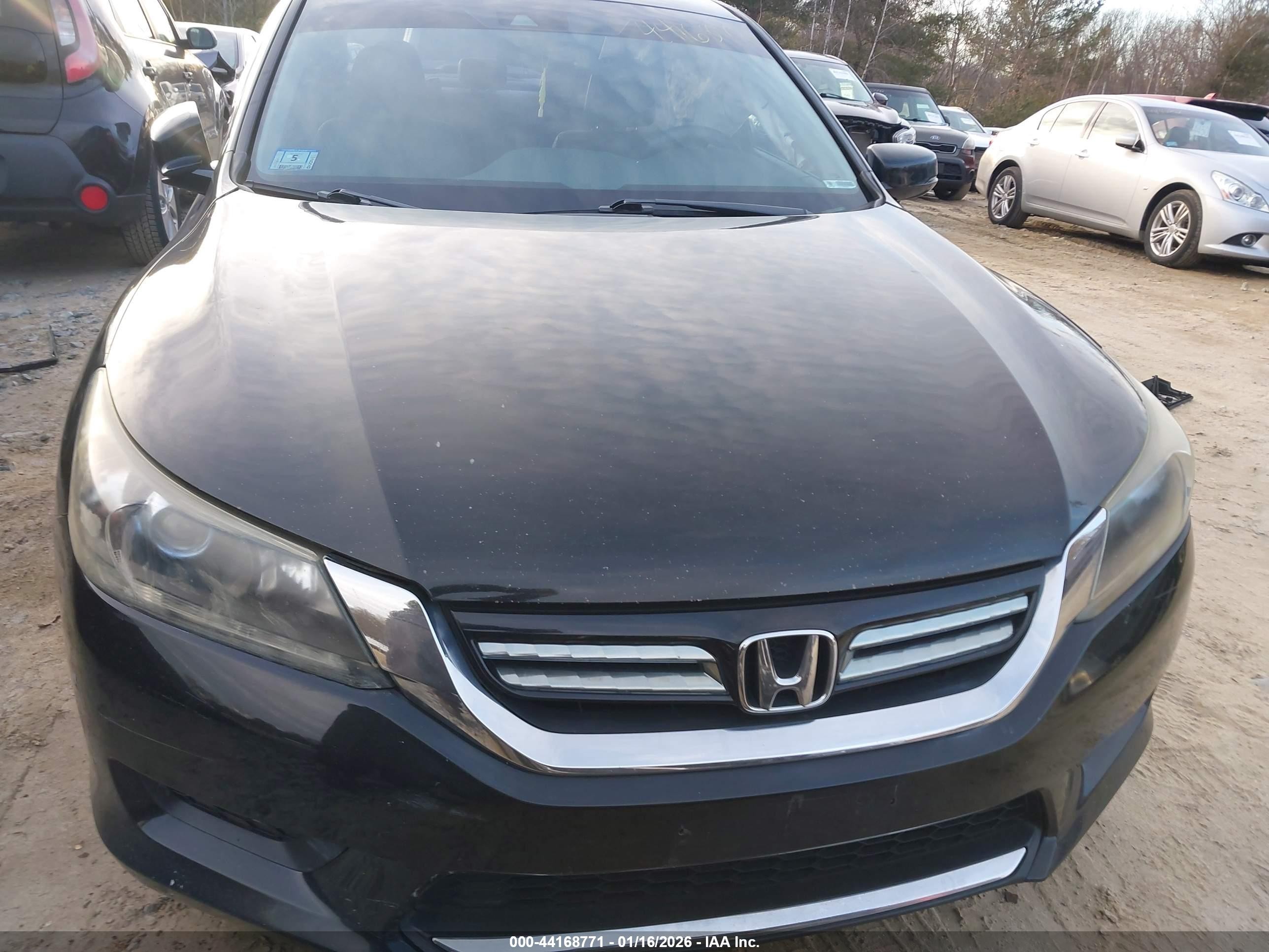 2014 Honda Accord Hybrid Ex-l Черный vin: 1HGCR6F53EA003115
