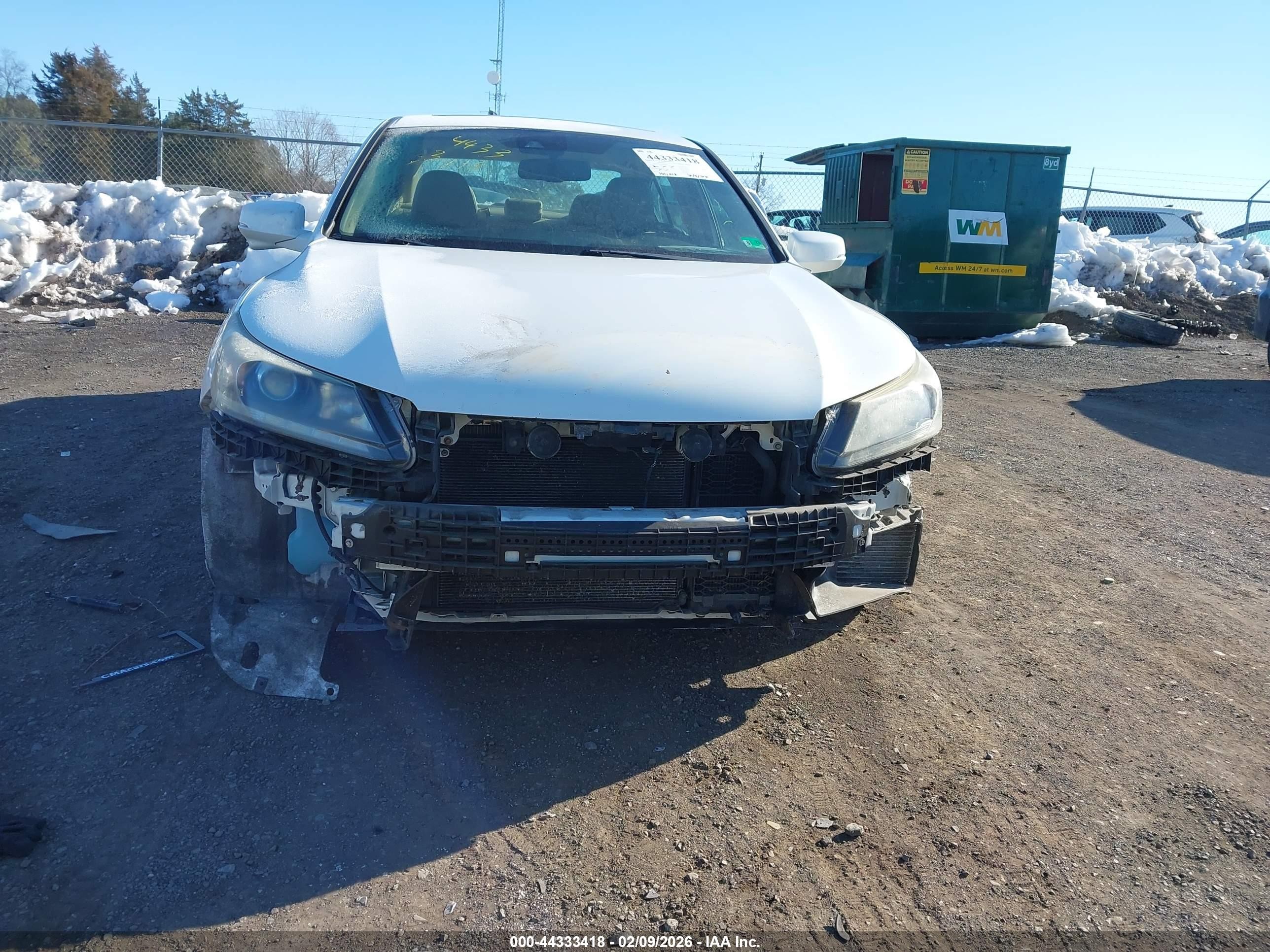 2015 Honda Accord Hybrid Ex-l White vin: 1HGCR6F53FA006548