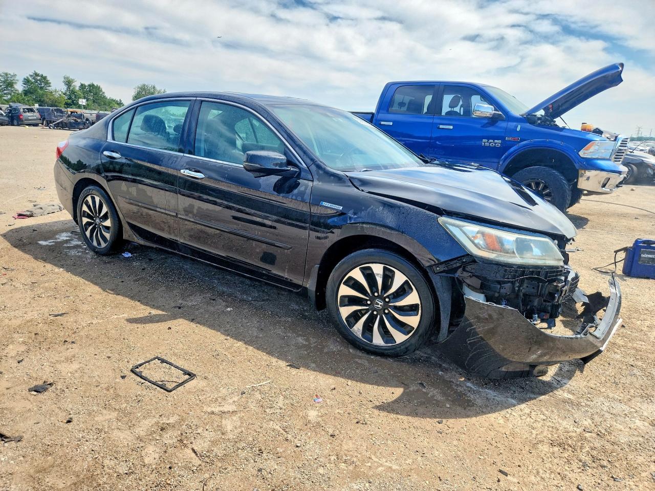 2015 Honda Accord Hybrid Exl Black vin: 1HGCR6F54FA003111