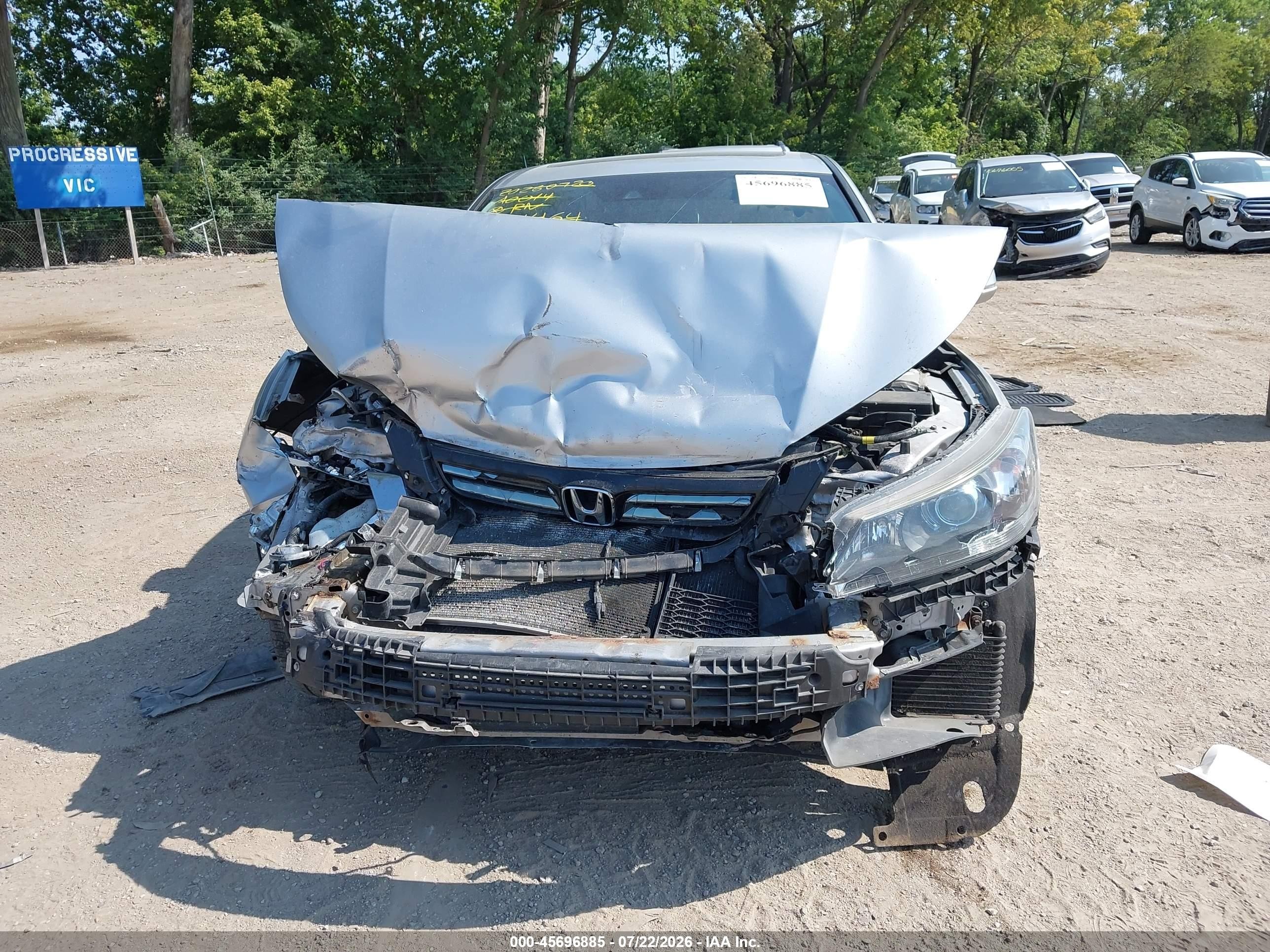 2015 Honda Accord Hybrid Ex-l Silver vin: 1HGCR6F55FA001464