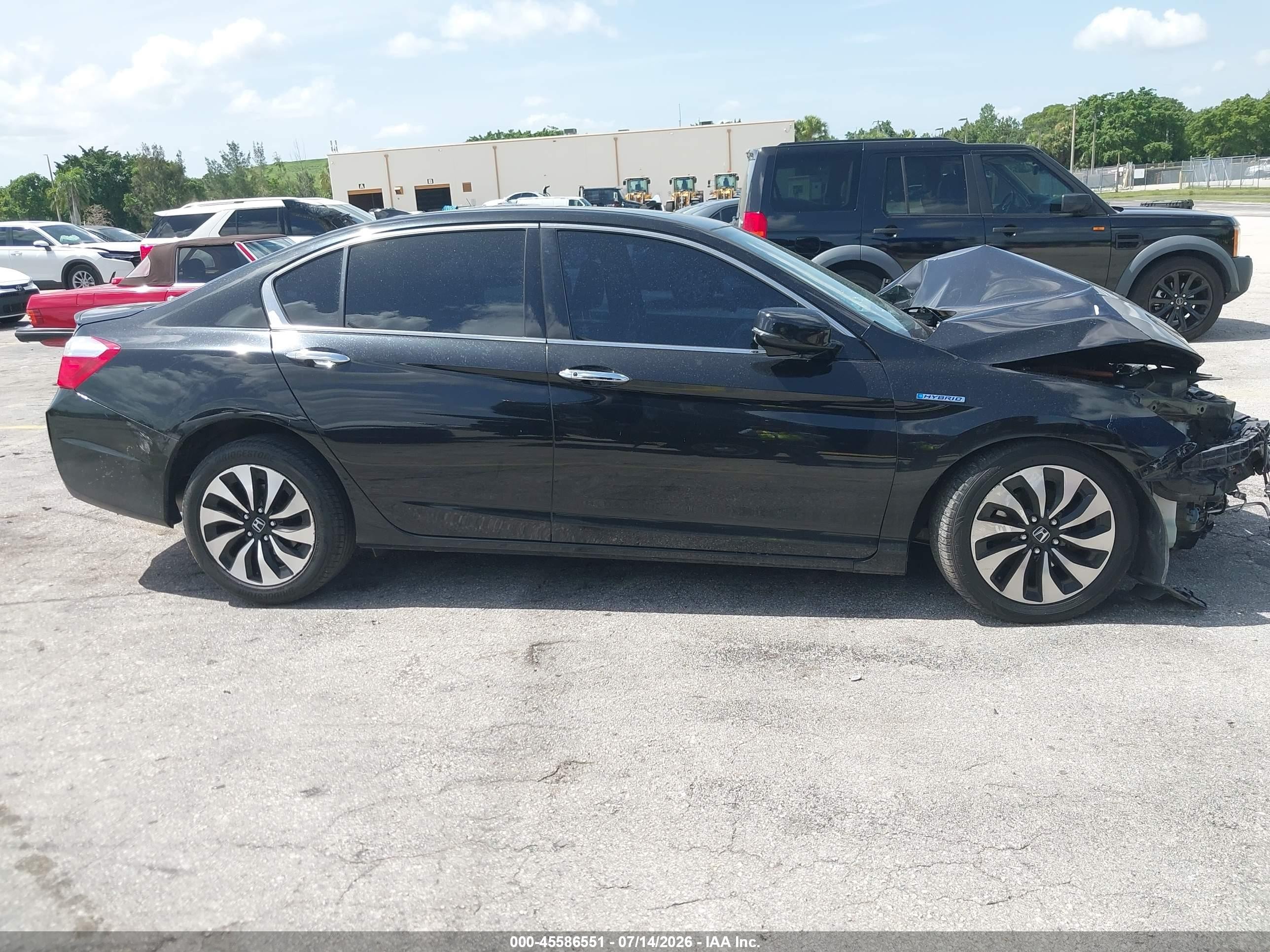 2015 Honda Accord Hybrid Ex-l Black vin: 1HGCR6F55FA006812