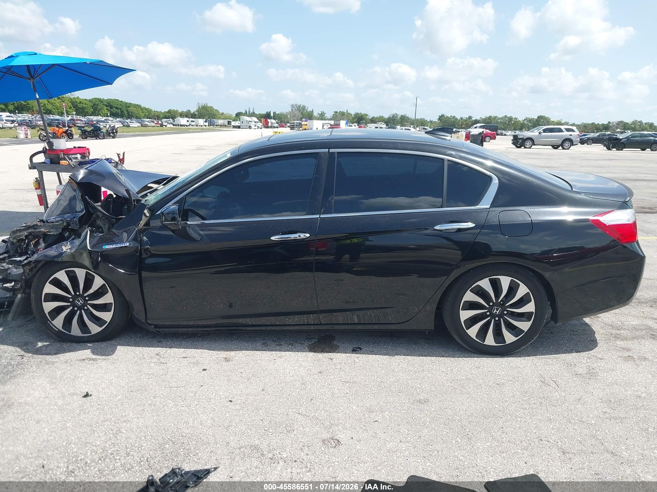 2015 Honda Accord Hybrid Ex-l Black vin: 1HGCR6F55FA006812