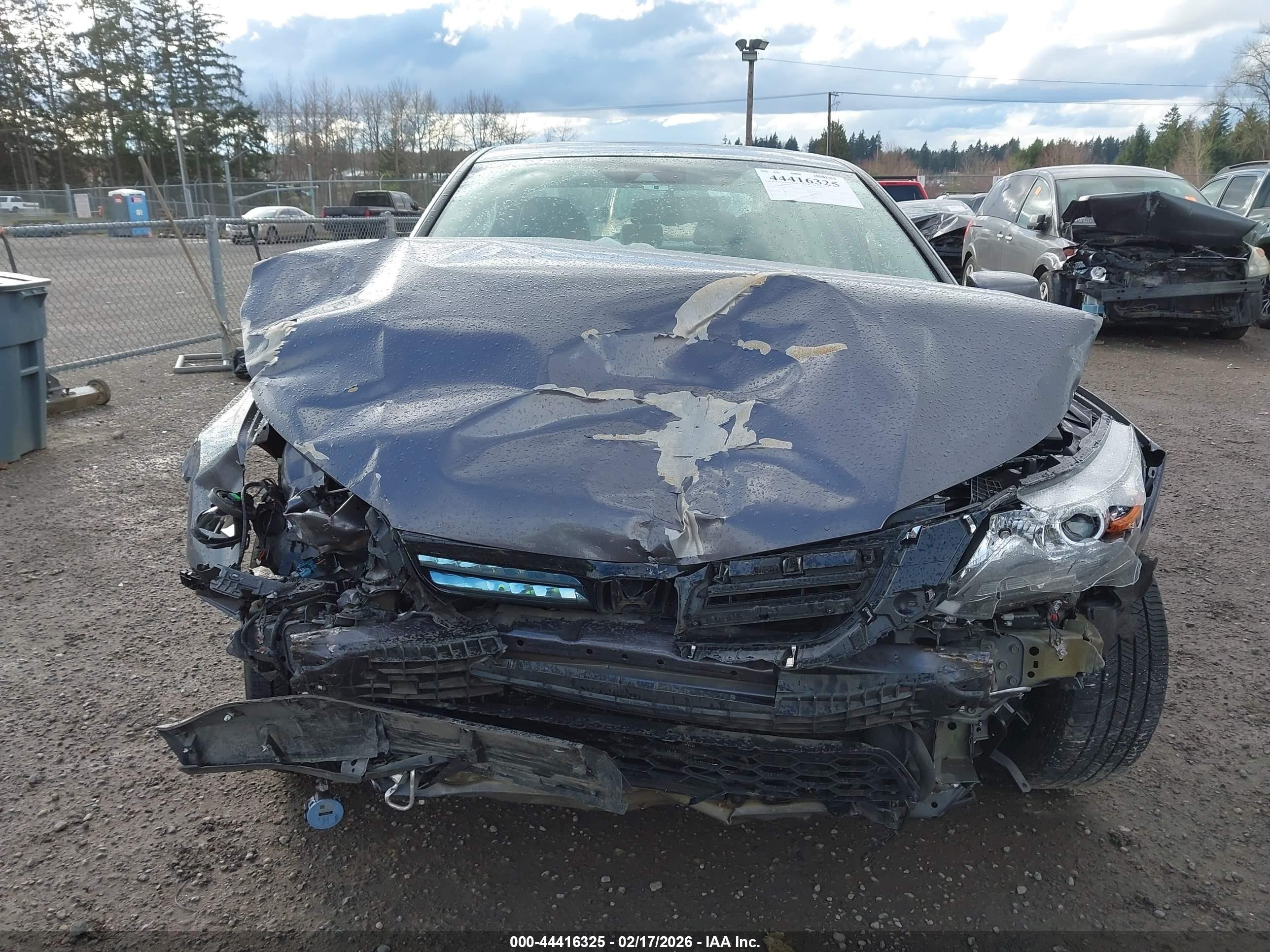 2015 Honda Accord Hybrid Ex-l Серый vin: 1HGCR6F56FA008388