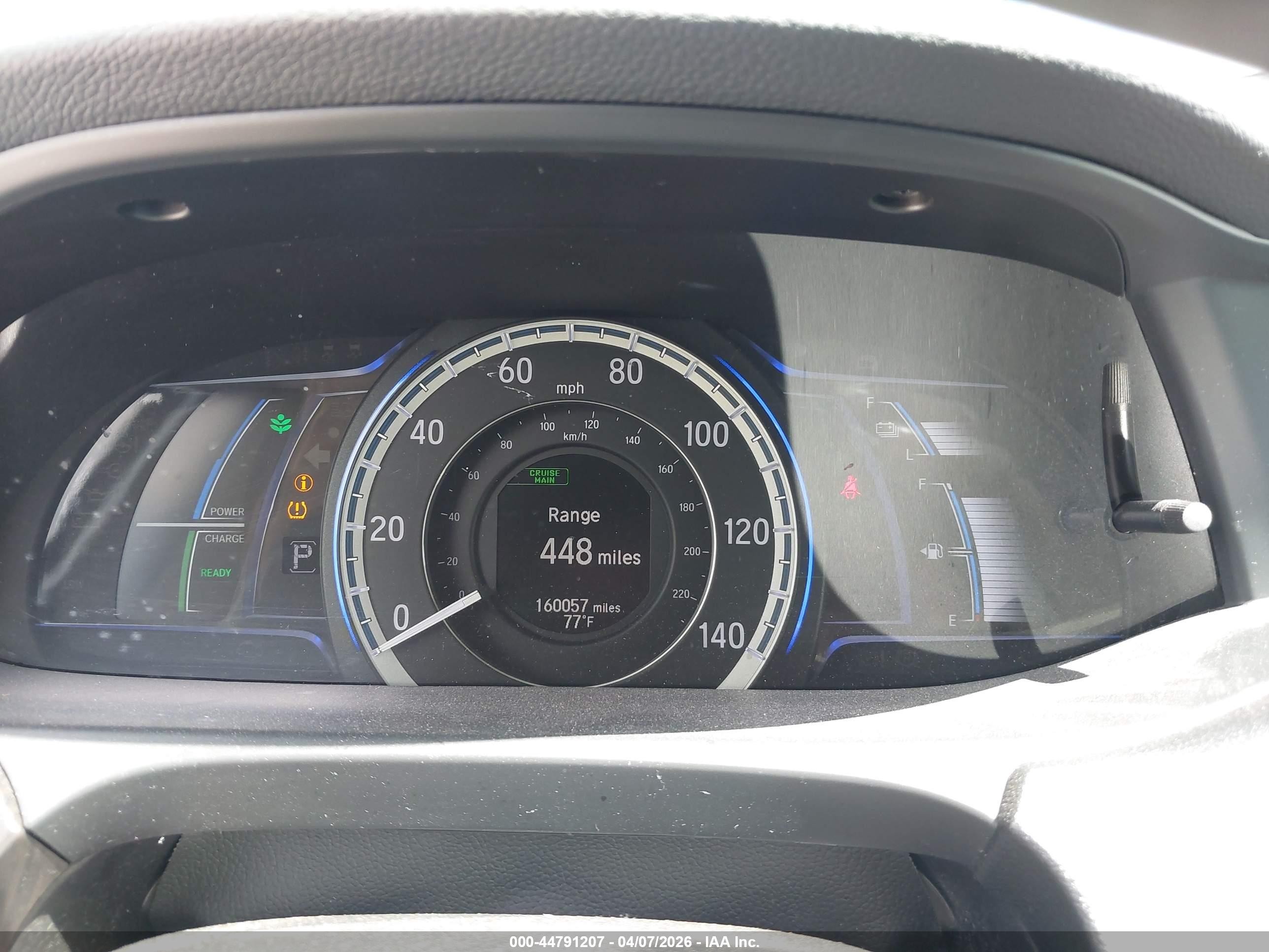 2015 Honda Accord Hybrid Ex-l Белый vin: 1HGCR6F57FA009212