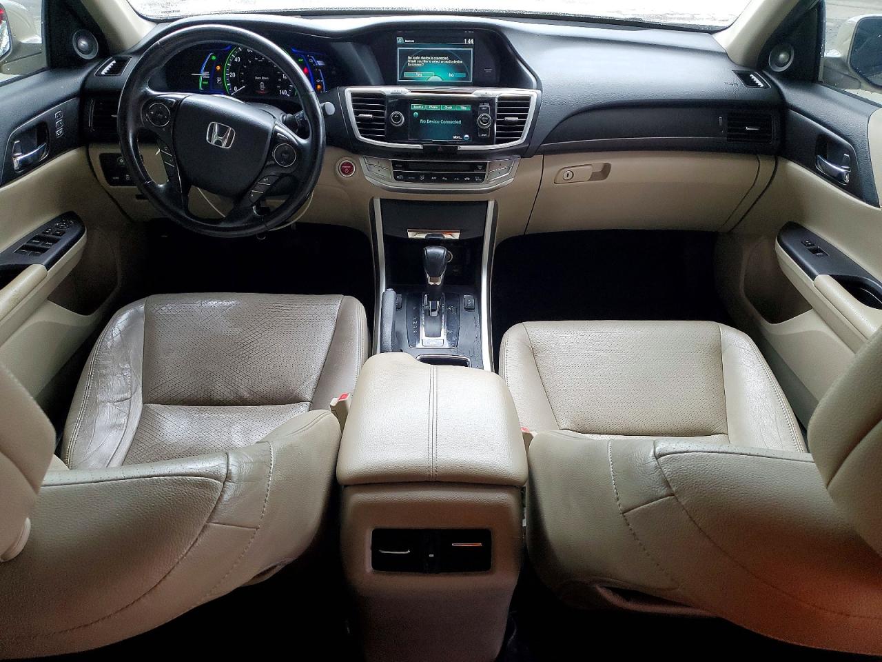2015 Honda Accord Hybrid Exl Желто-коричневый vin: 1HGCR6F57FA010067