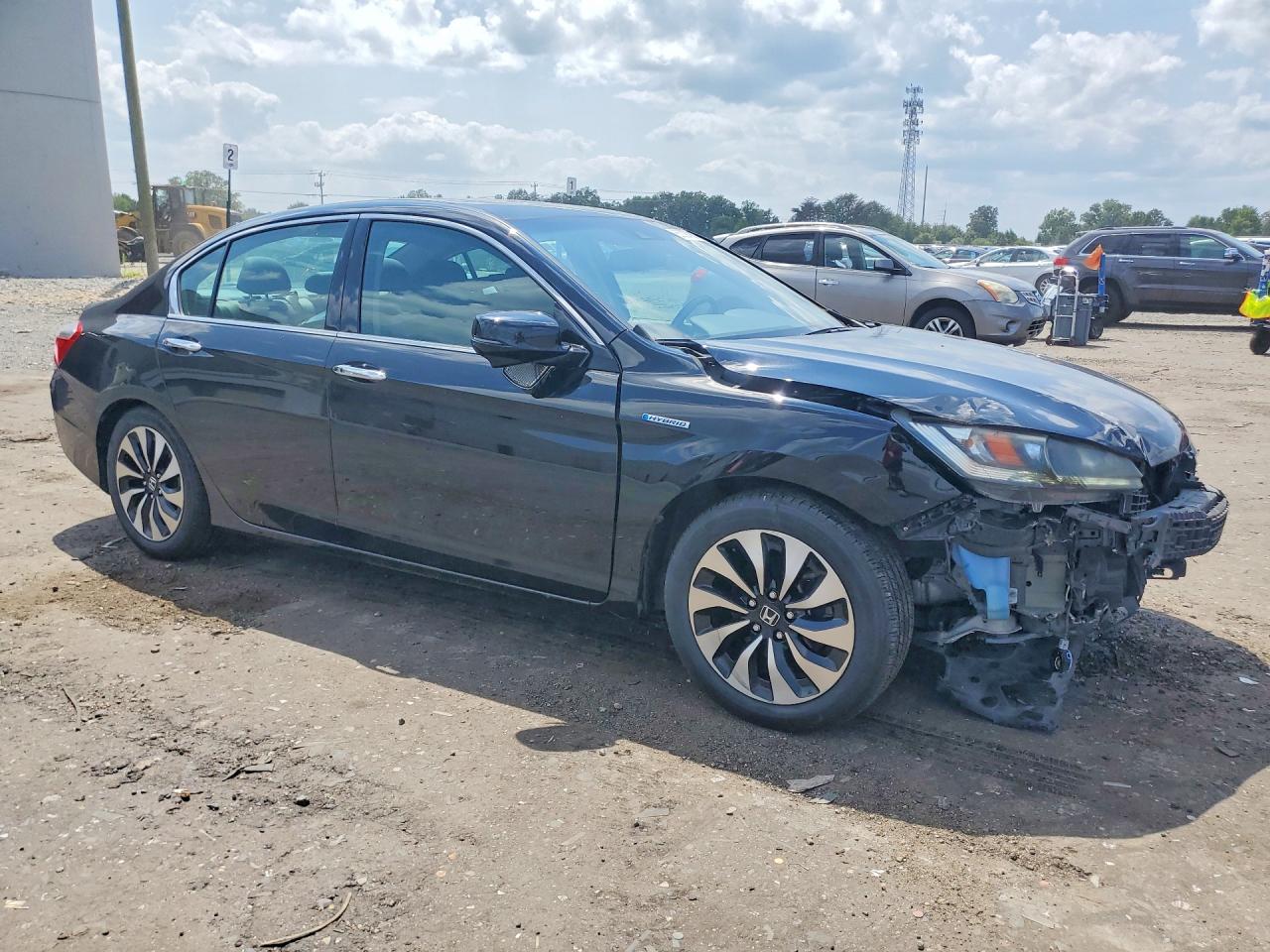 2015 Honda Accord Hybrid Exl Черный vin: 1HGCR6F58FA014130