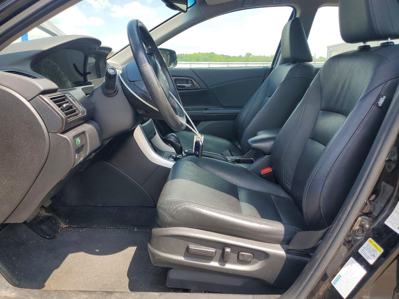 2015 Honda Accord Hybrid Exl Черный vin: 1HGCR6F58FA014130