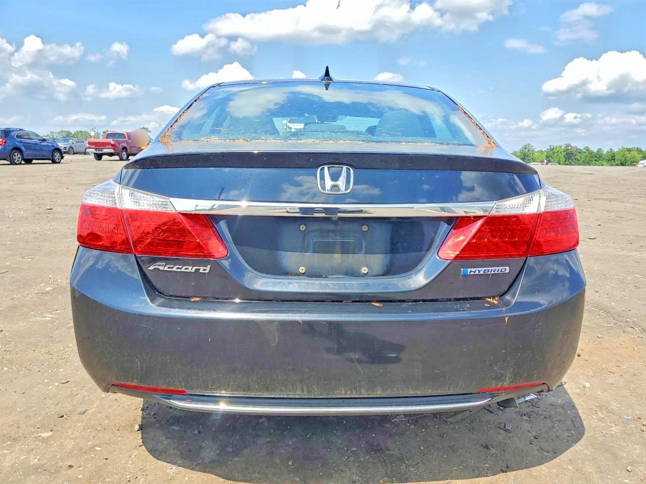 2015 Honda Accord Hybrid Exl Черный vin: 1HGCR6F58FA014130