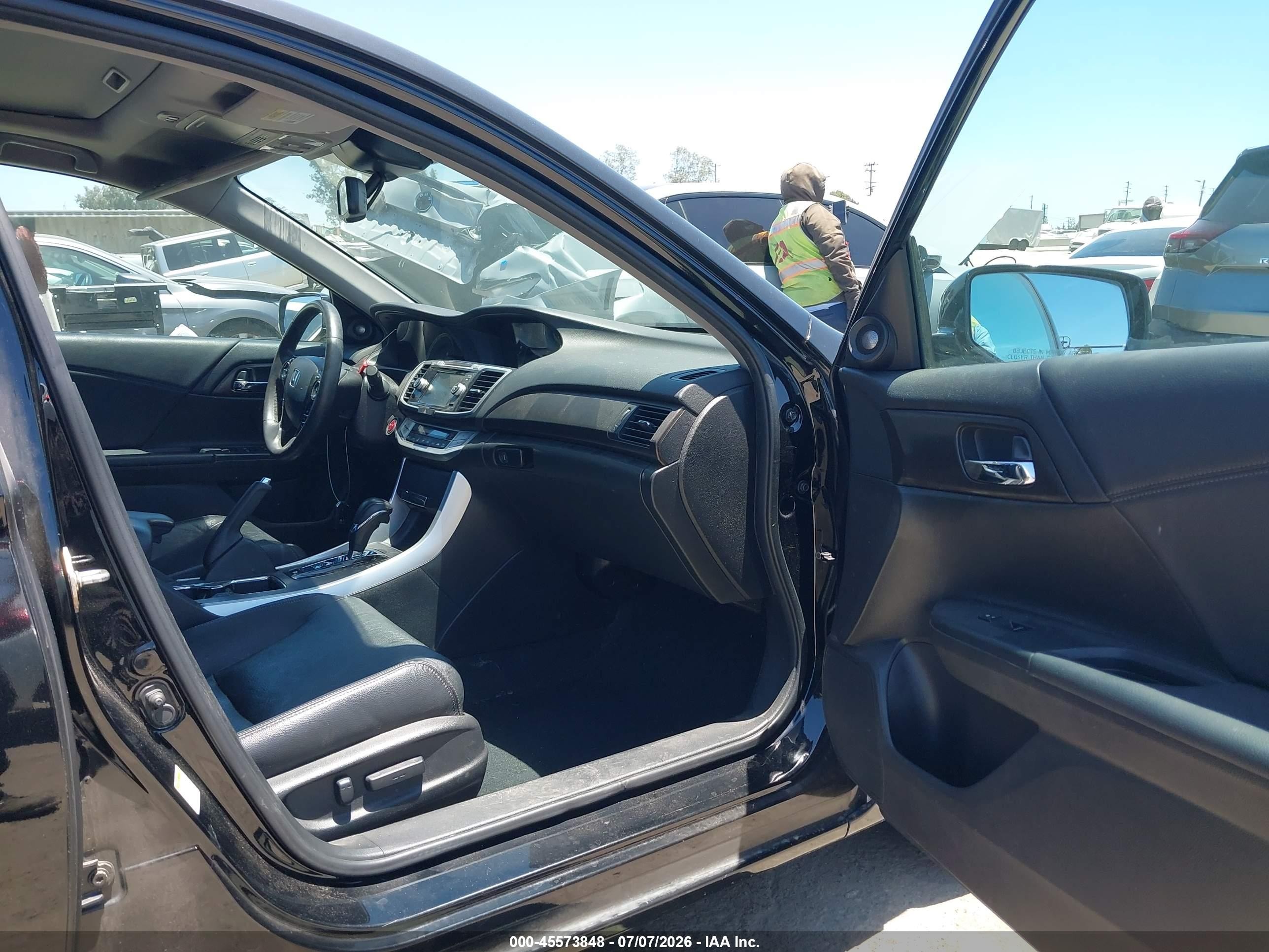 2014 Honda Accord Hybrid Ex-l Черный vin: 1HGCR6F59EA003376