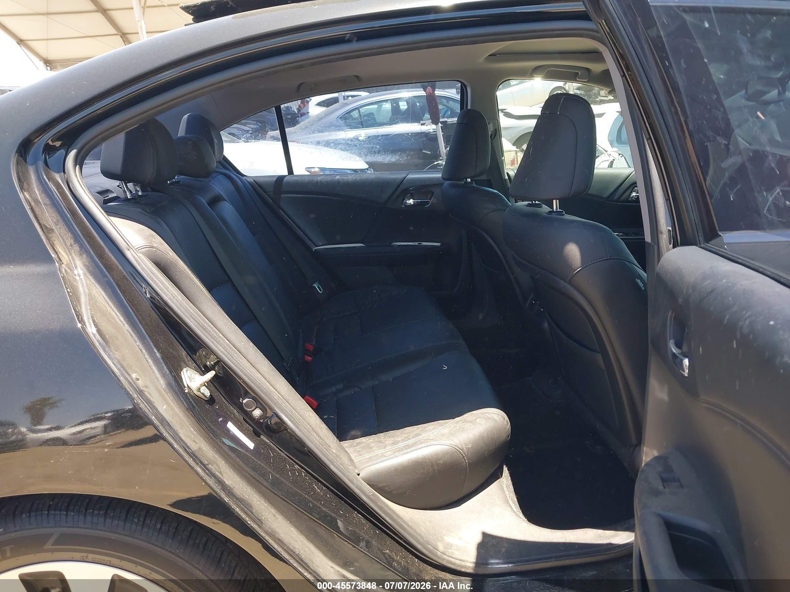 2014 Honda Accord Hybrid Ex-l Черный vin: 1HGCR6F59EA003376