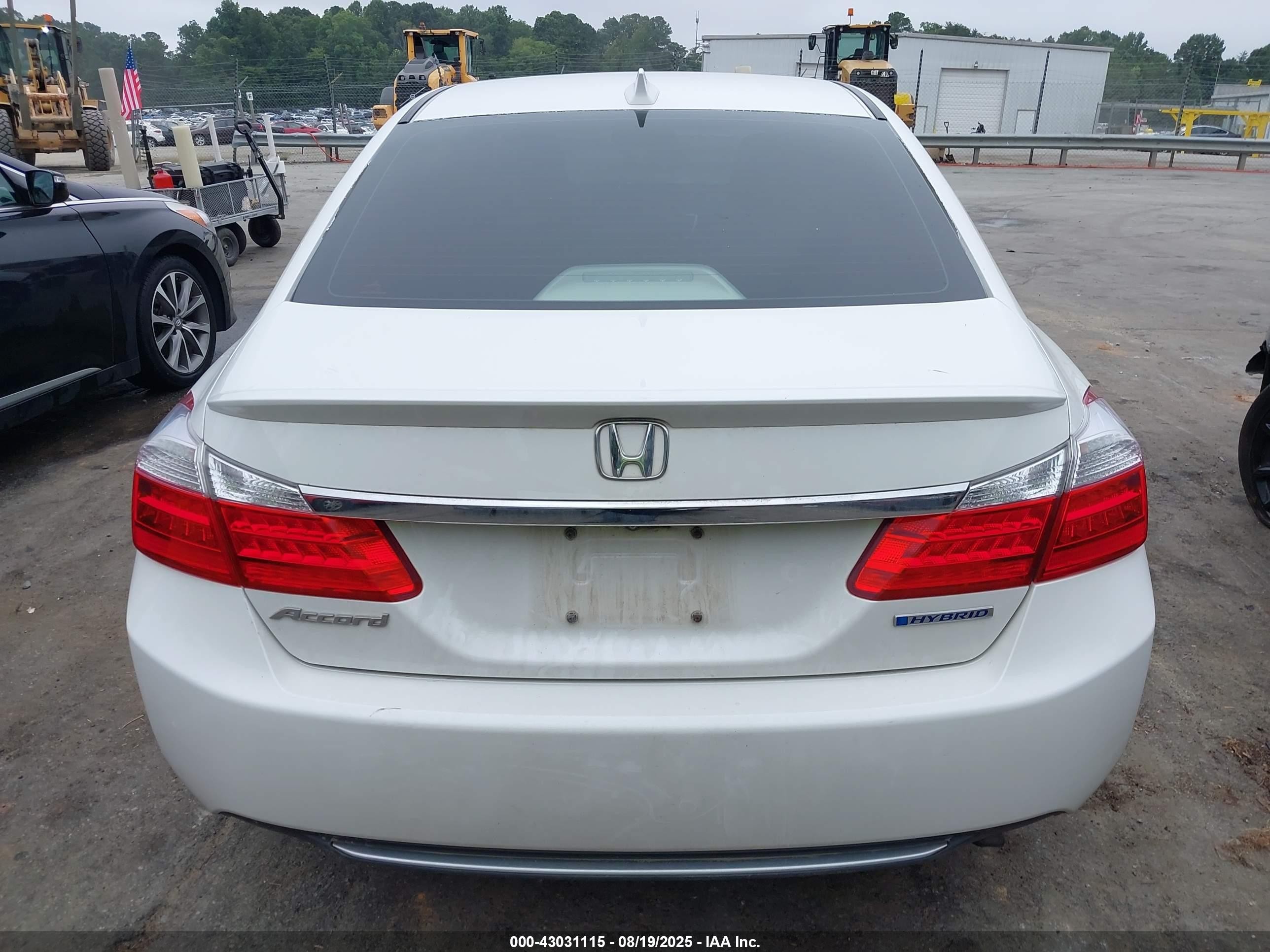 2015 Honda Accord Hybrid Ex-l Белый vin: 1HGCR6F5XFA006076