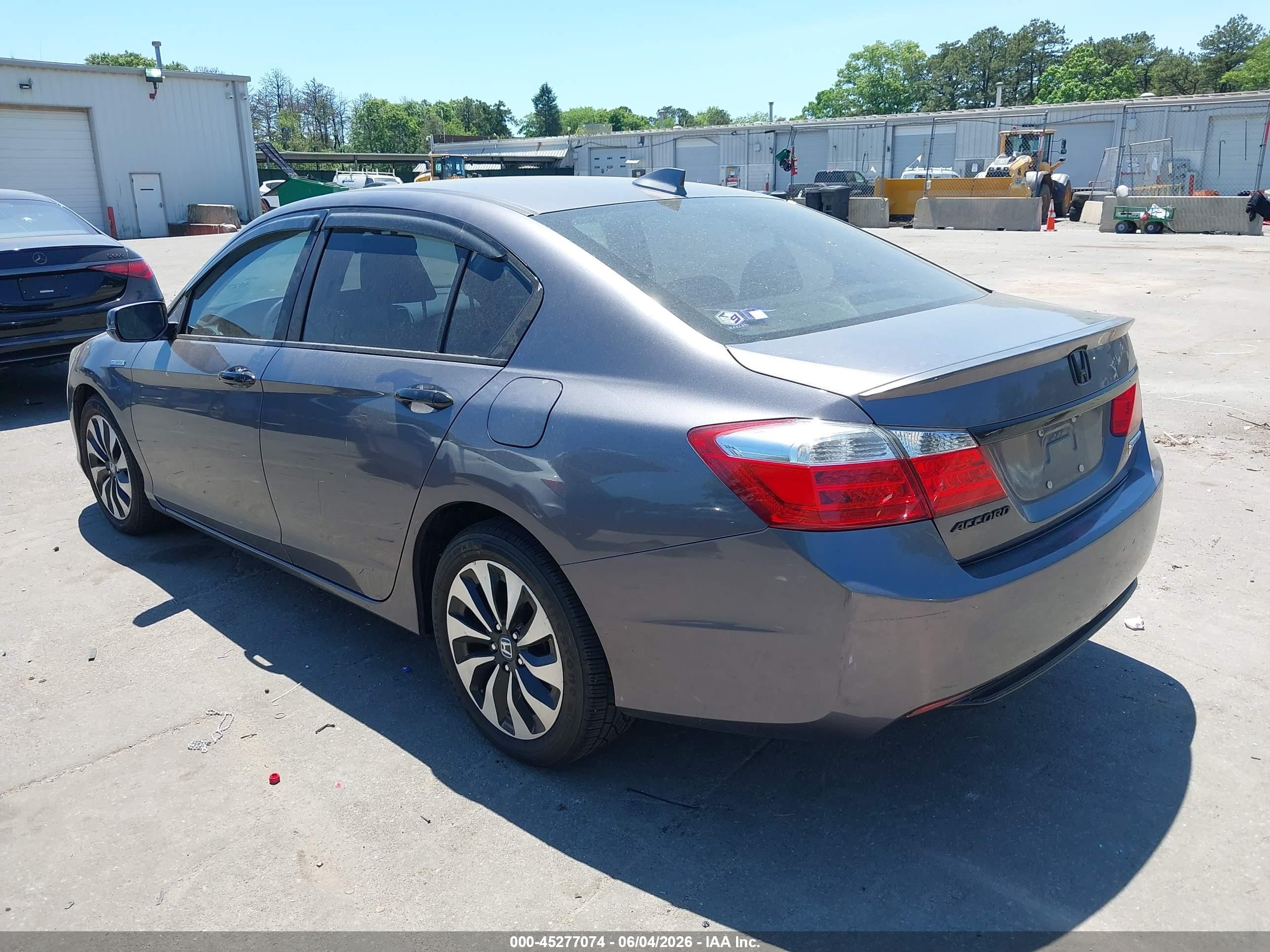 2015 Honda Accord Hybrid Ex-l Gray vin: 1HGCR6F5XFA006210