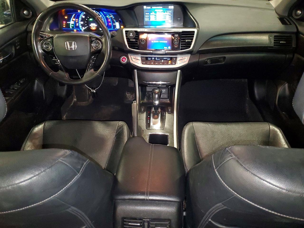 2015 Honda Accord Hybrid Exl Синий vin: 1HGCR6F5XFA006241
