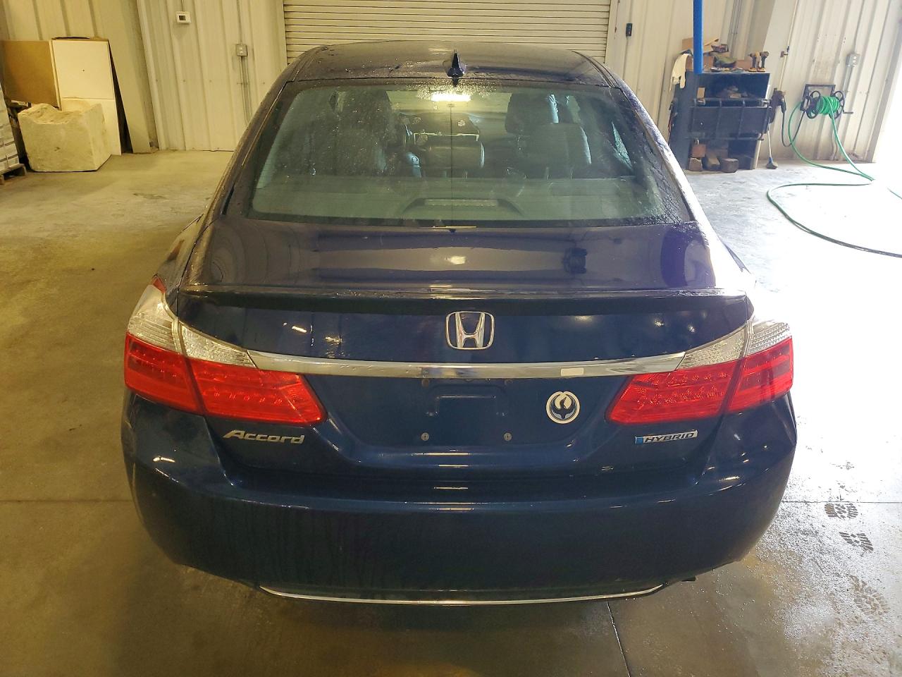 2015 Honda Accord Hybrid Exl Синий vin: 1HGCR6F5XFA006241