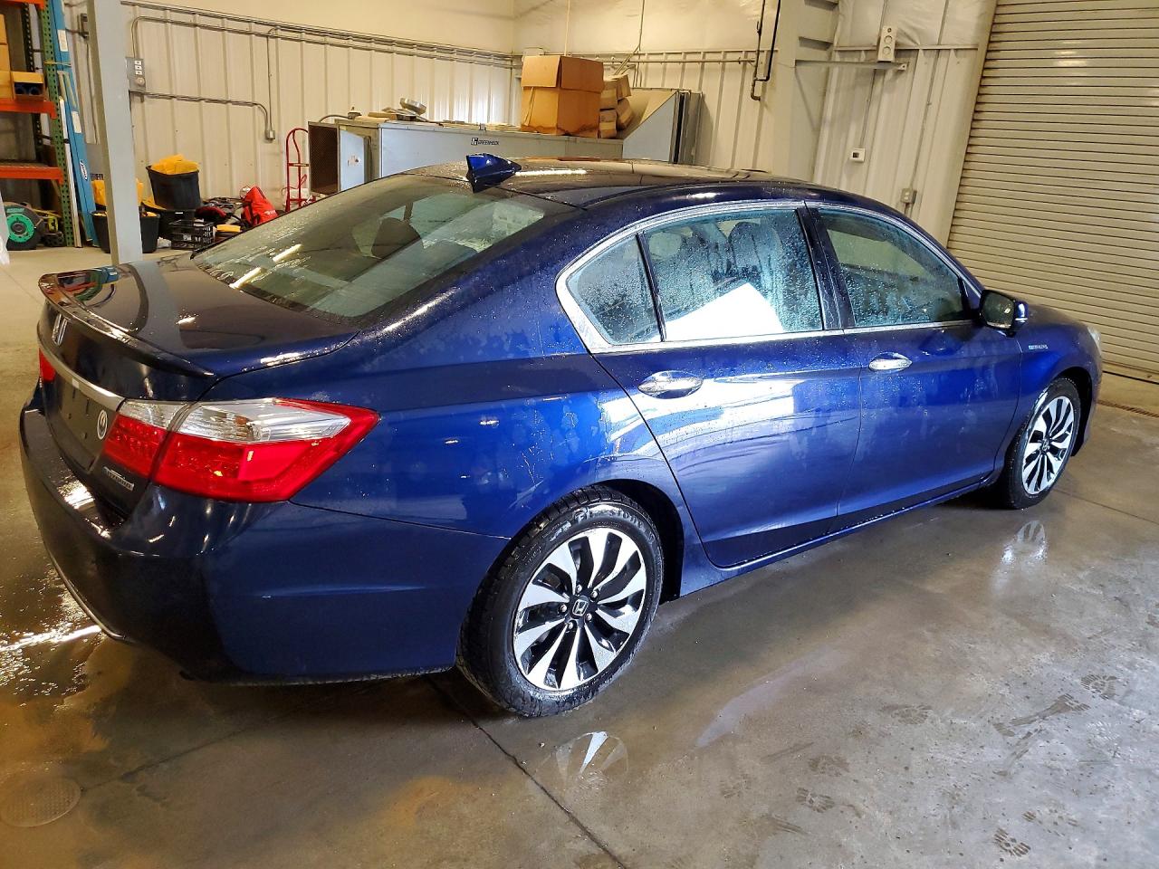 2015 Honda Accord Hybrid Exl Синий vin: 1HGCR6F5XFA006241