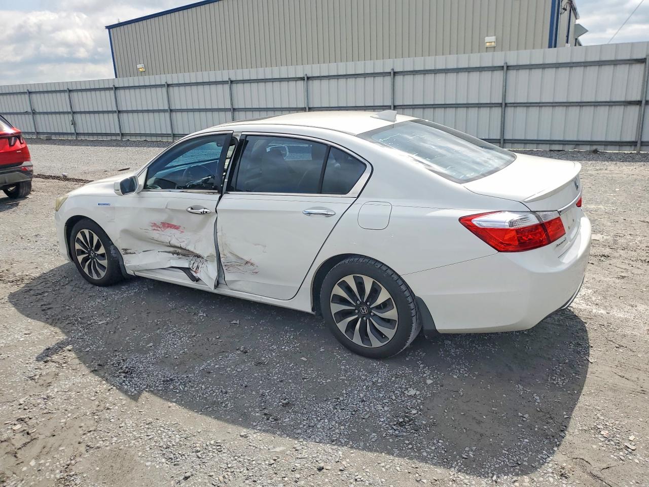 2015 Honda Accord Hybrid Exl Белый vin: 1HGCR6F5XFA008961