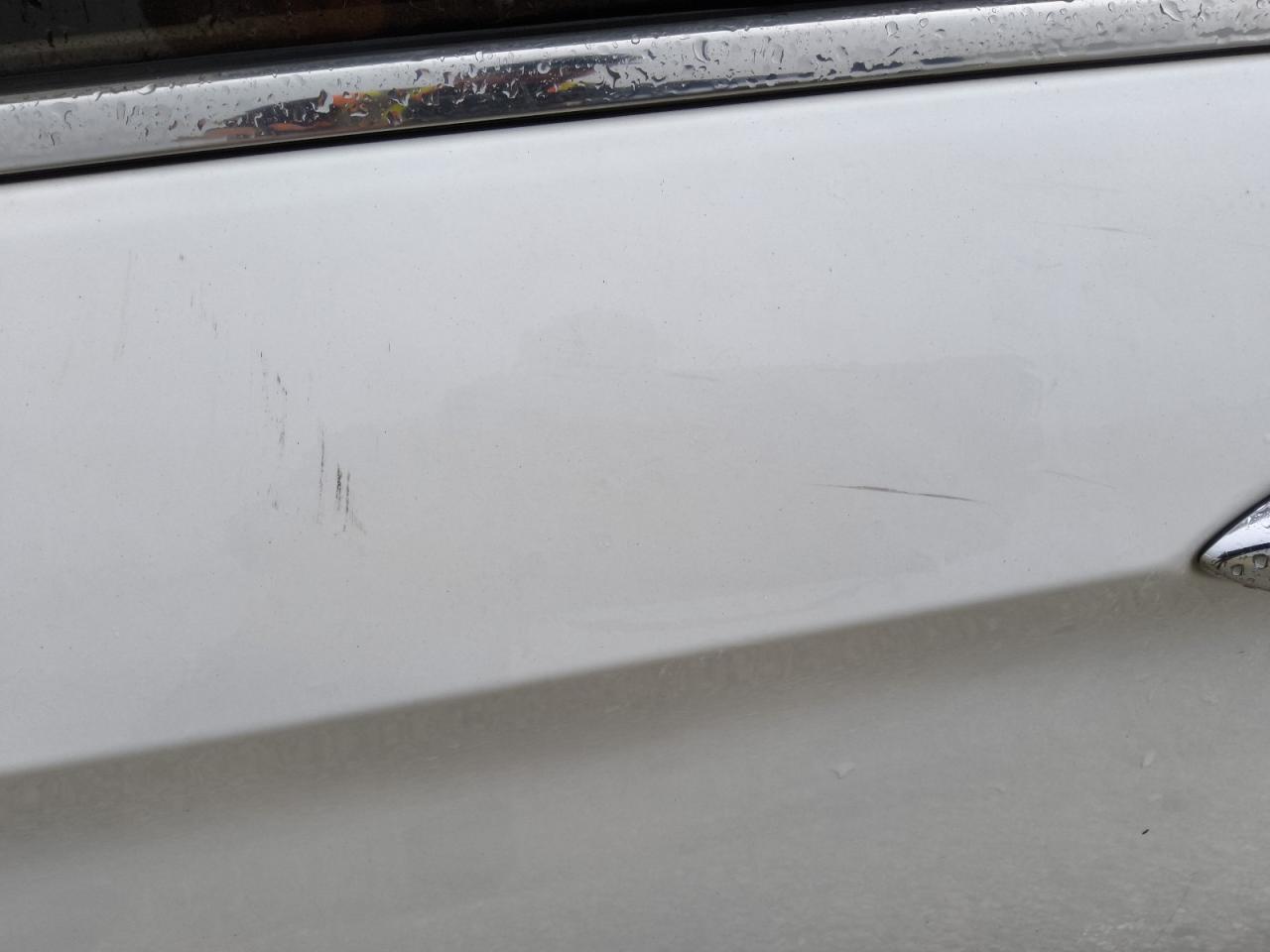2015 Honda Accord Hybrid Exl White vin: 1HGCR6F5XFA009172 Damage: Left Front Door, Multiple Scratches Heavy, 2