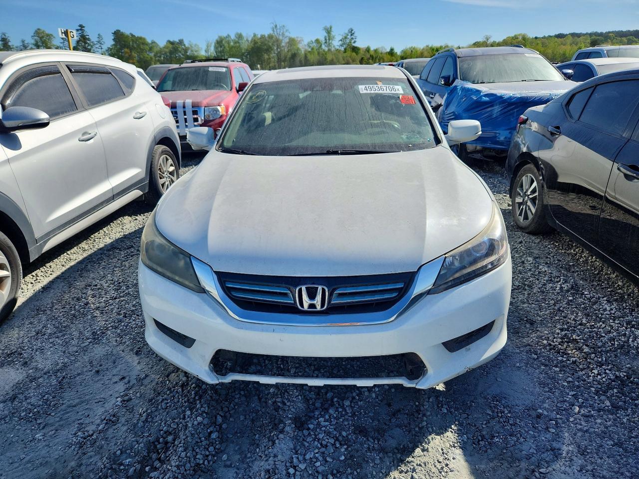 2015 Honda Accord Hybrid Exl White vin: 1HGCR6F5XFA009995
