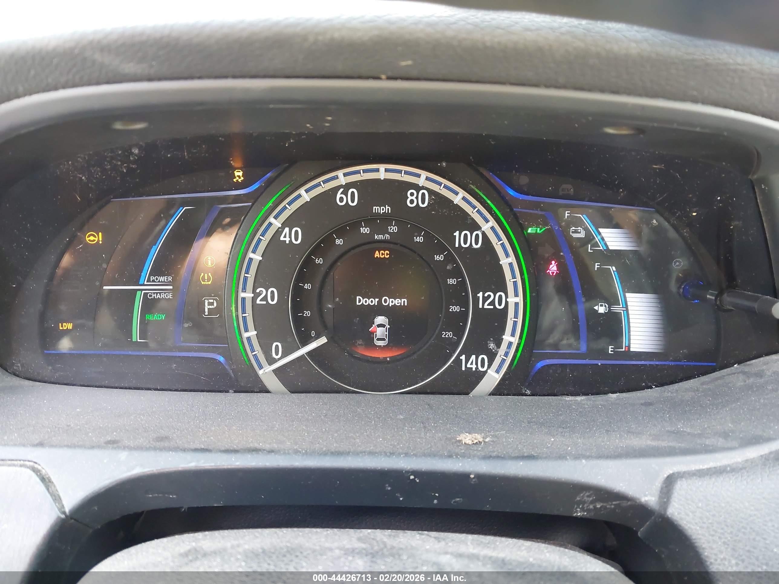 2015 Honda Accord Hybrid Touring Gray vin: 1HGCR6F71FA007750