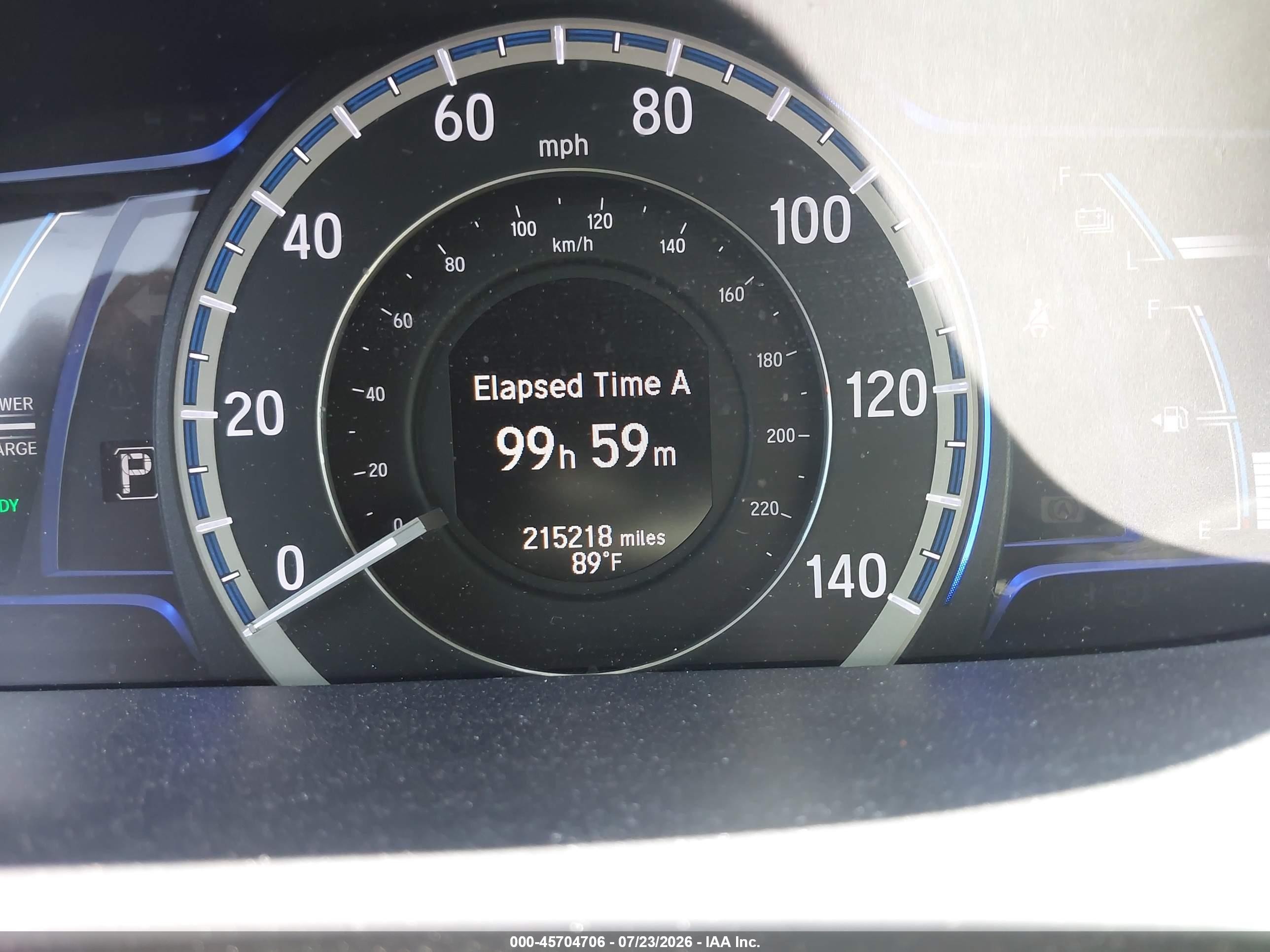 2015 Honda Accord Hybrid Touring Black vin: 1HGCR6F71FA009093