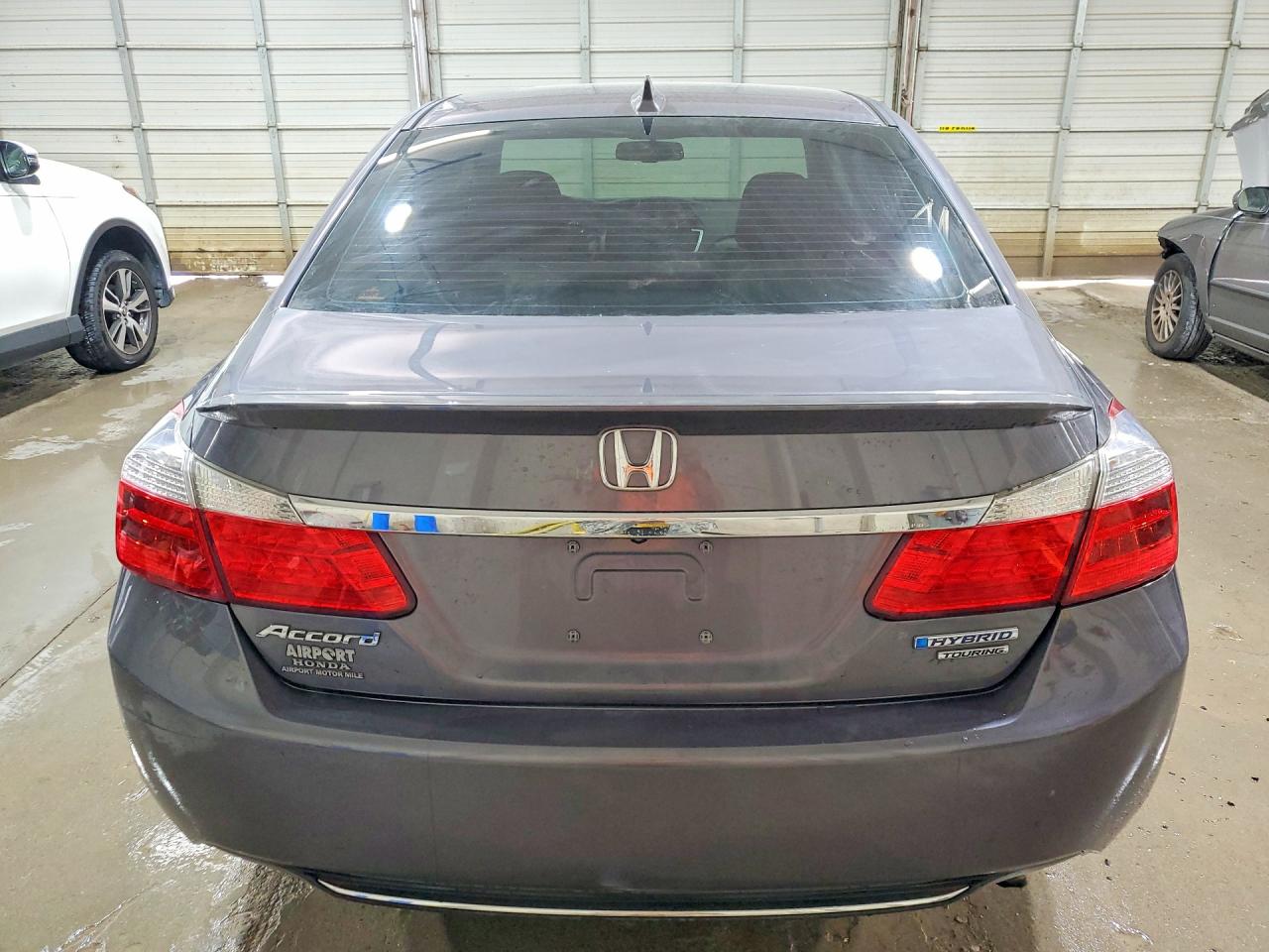 2015 Honda Accord Touring Hybrid Gray vin: 1HGCR6F73FA001884