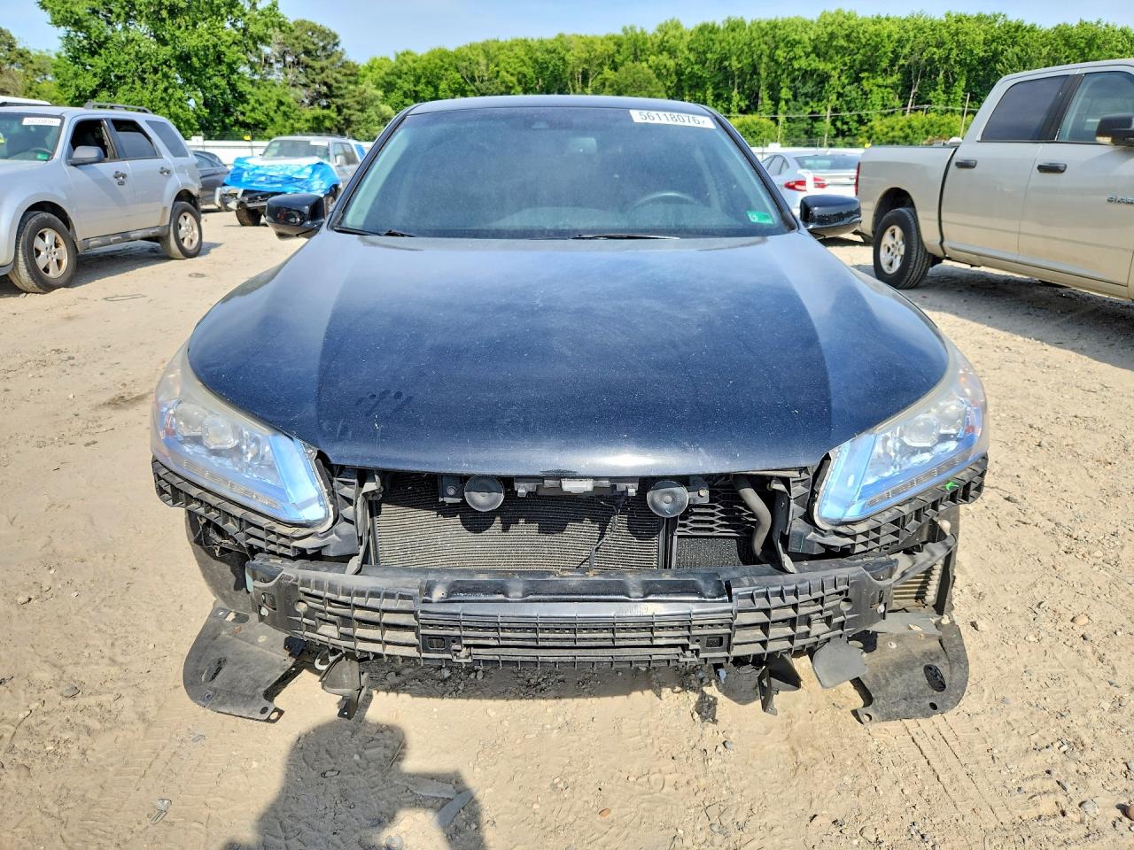 2015 Honda Accord Touring Hybrid Black vin: 1HGCR6F73FA014392