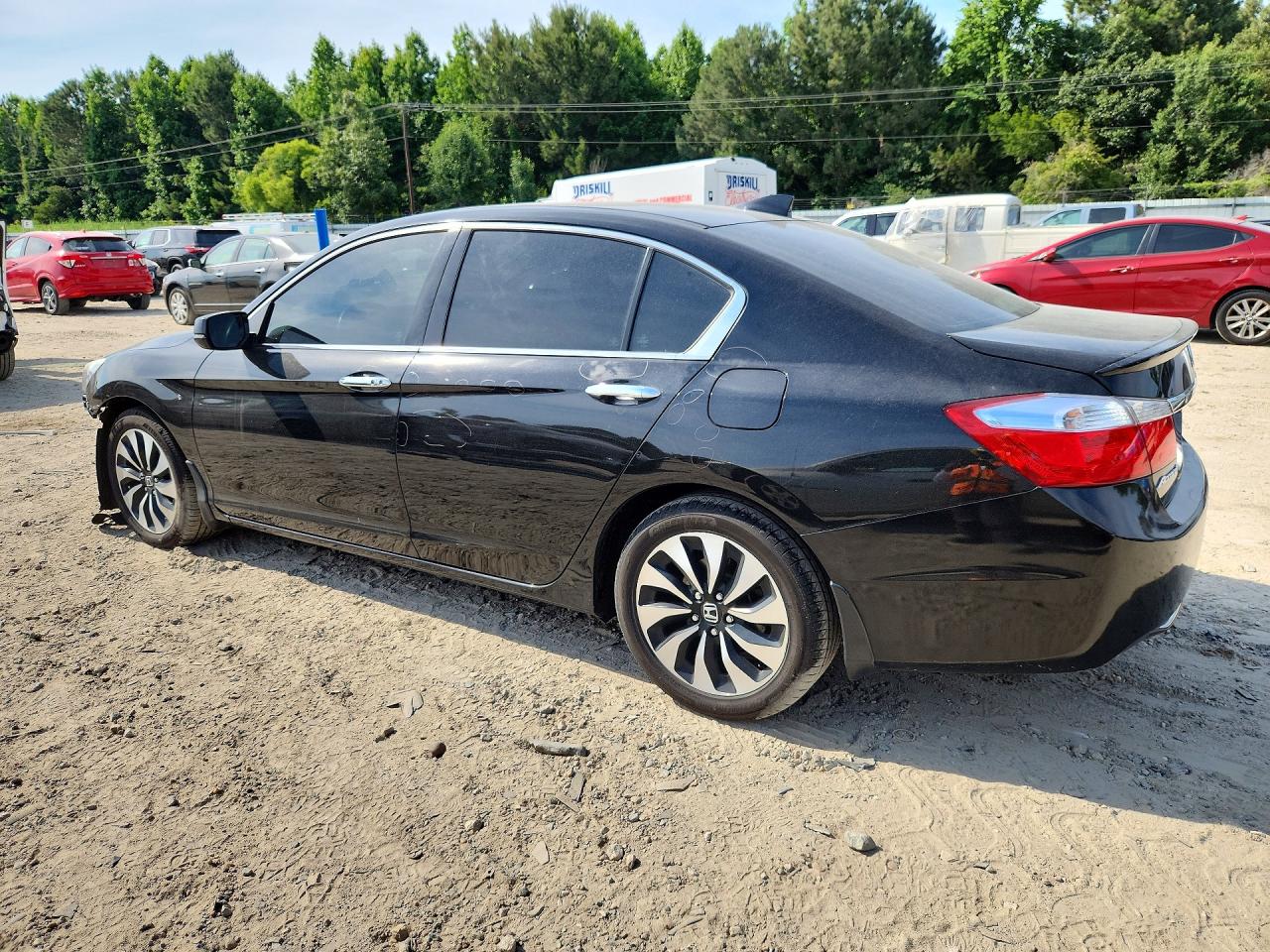 2015 Honda Accord Touring Hybrid Black vin: 1HGCR6F73FA014392