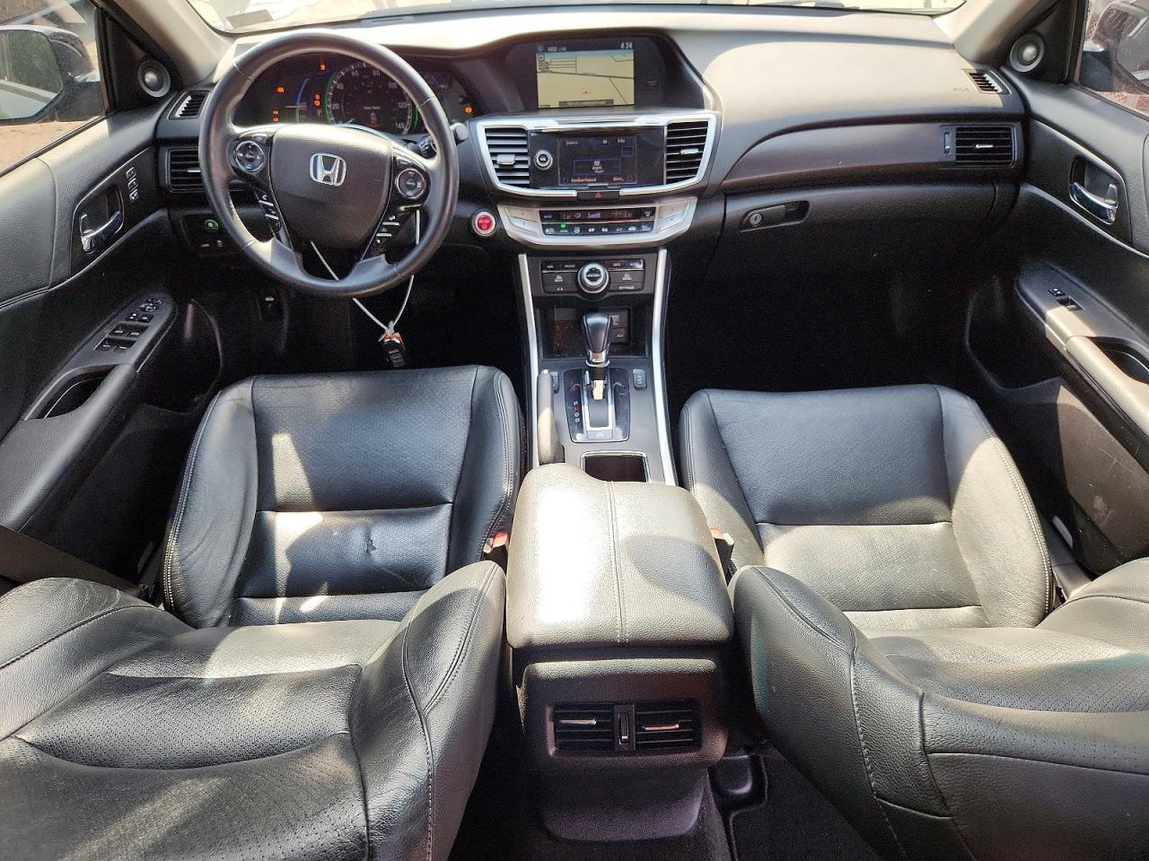 2015 Honda Accord Touring Hybrid Black vin: 1HGCR6F73FA014392