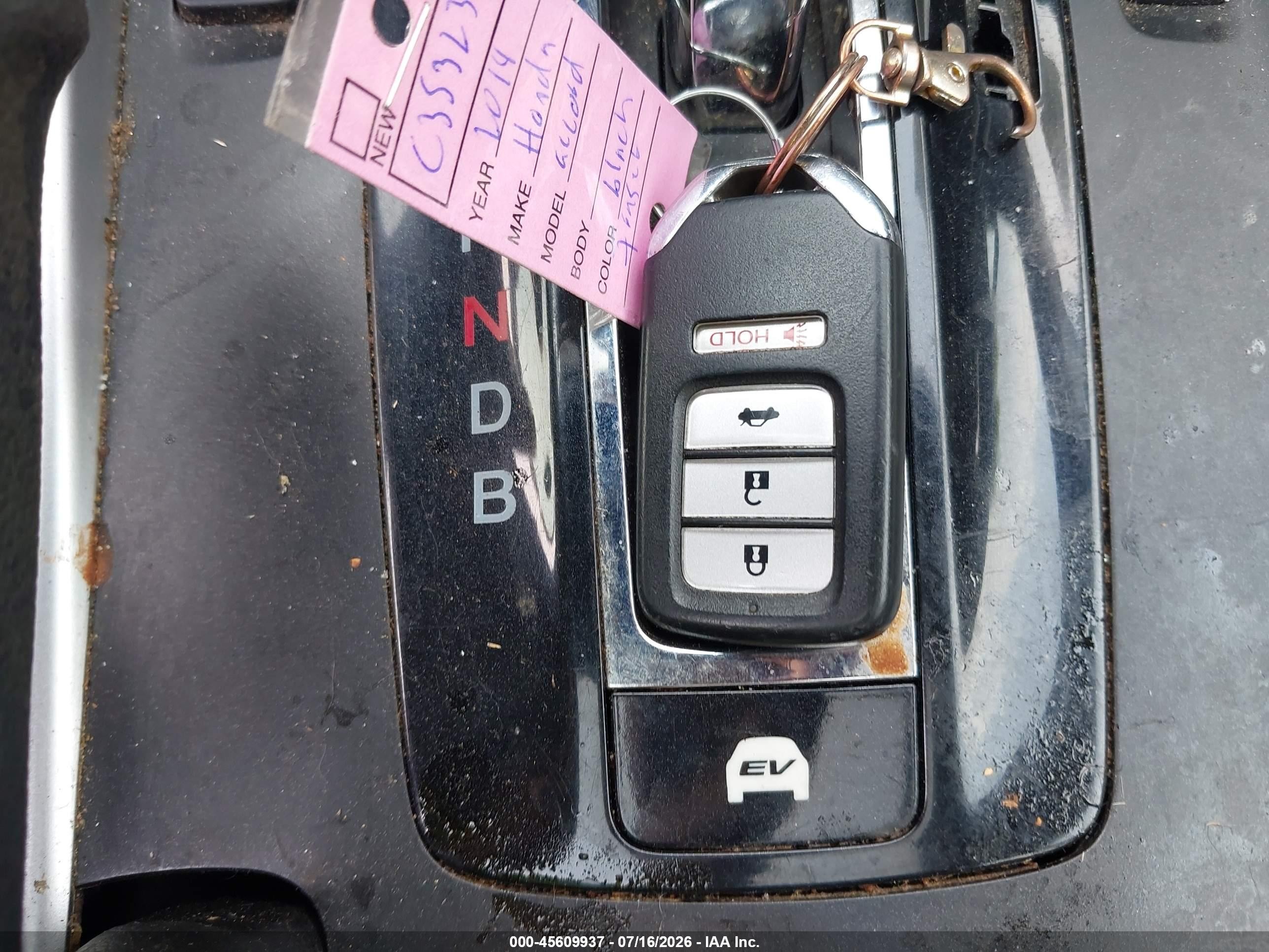 2014 Honda Accord Hybrid Touring Black vin: 1HGCR6F76EA007516