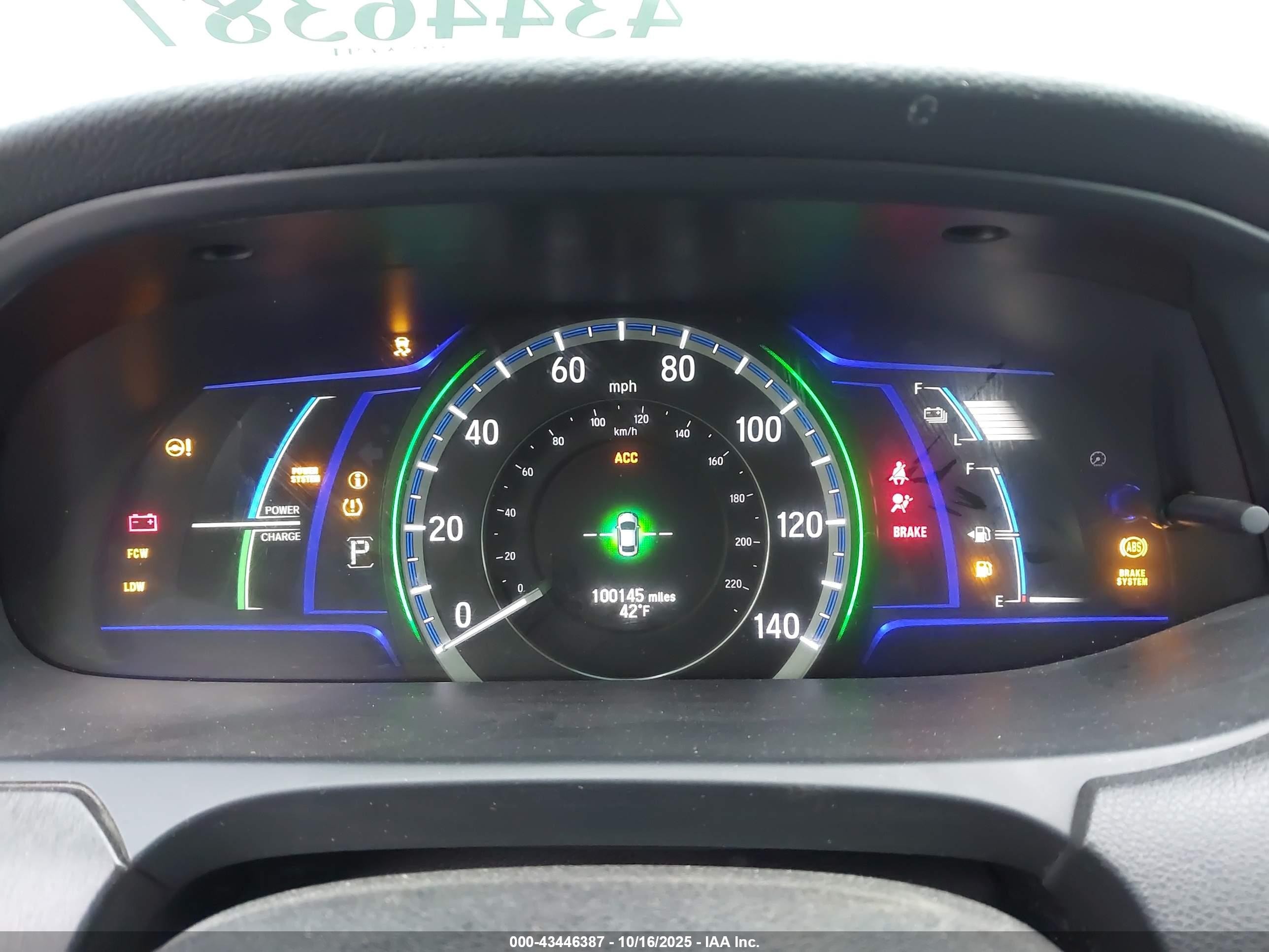2014 Honda Accord Hybrid Touring Коричневый vin: 1HGCR6F78EA004049