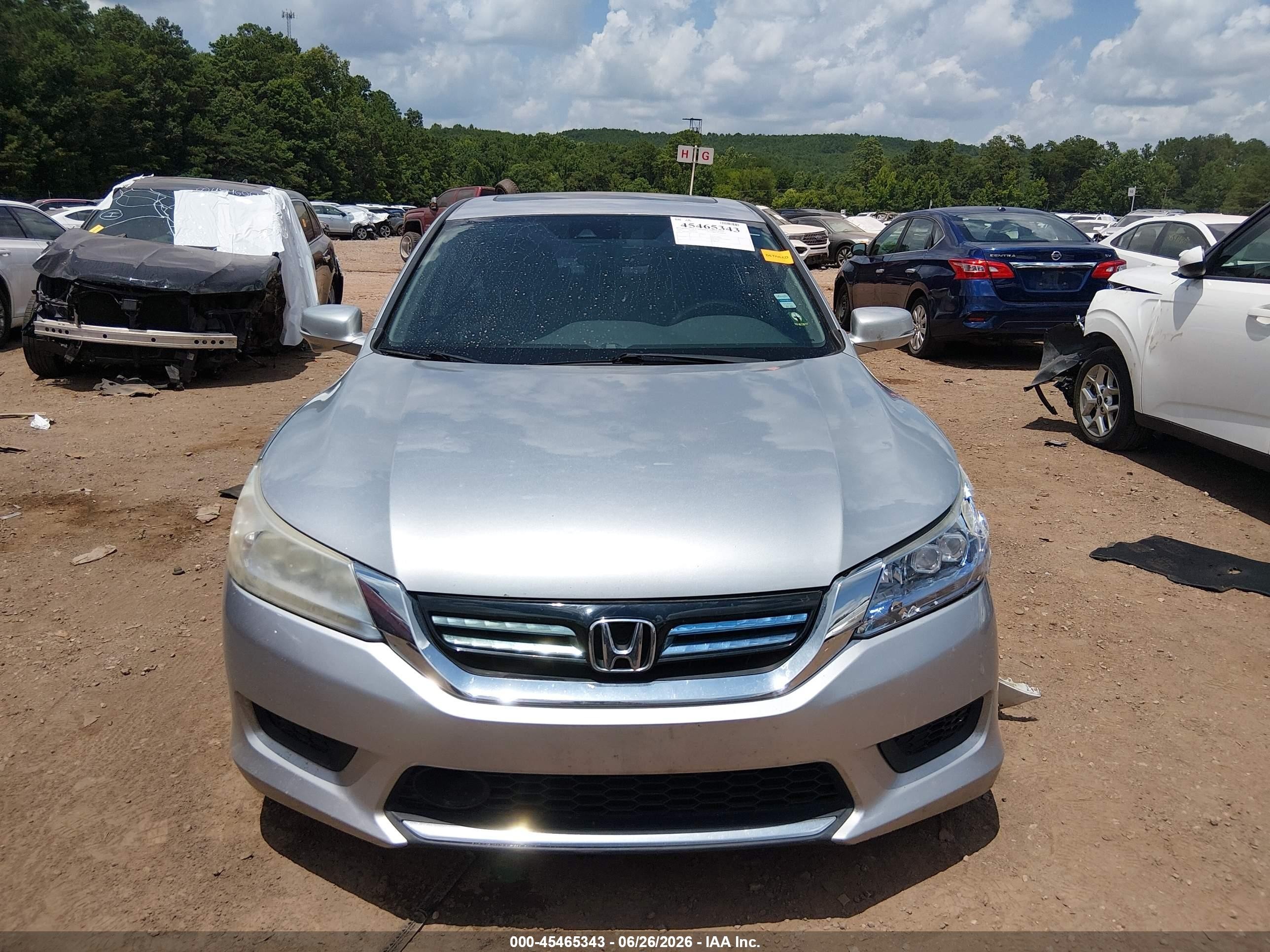 2015 Honda Accord Hybrid Touring Silver vin: 1HGCR6F78FA010841