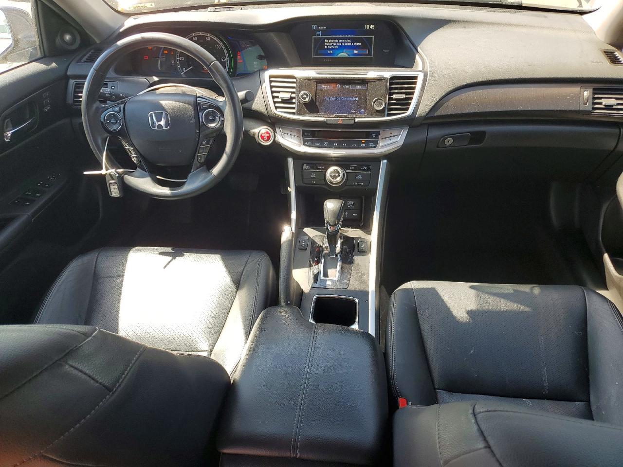 2015 Honda Accord Touring Hybrid Gray vin: 1HGCR6F78FA014467