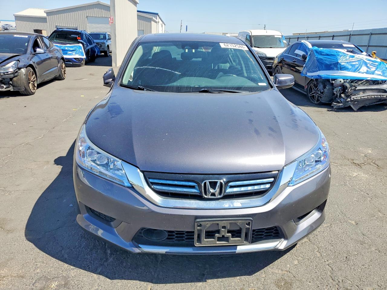 2015 Honda Accord Touring Hybrid Gray vin: 1HGCR6F78FA014467