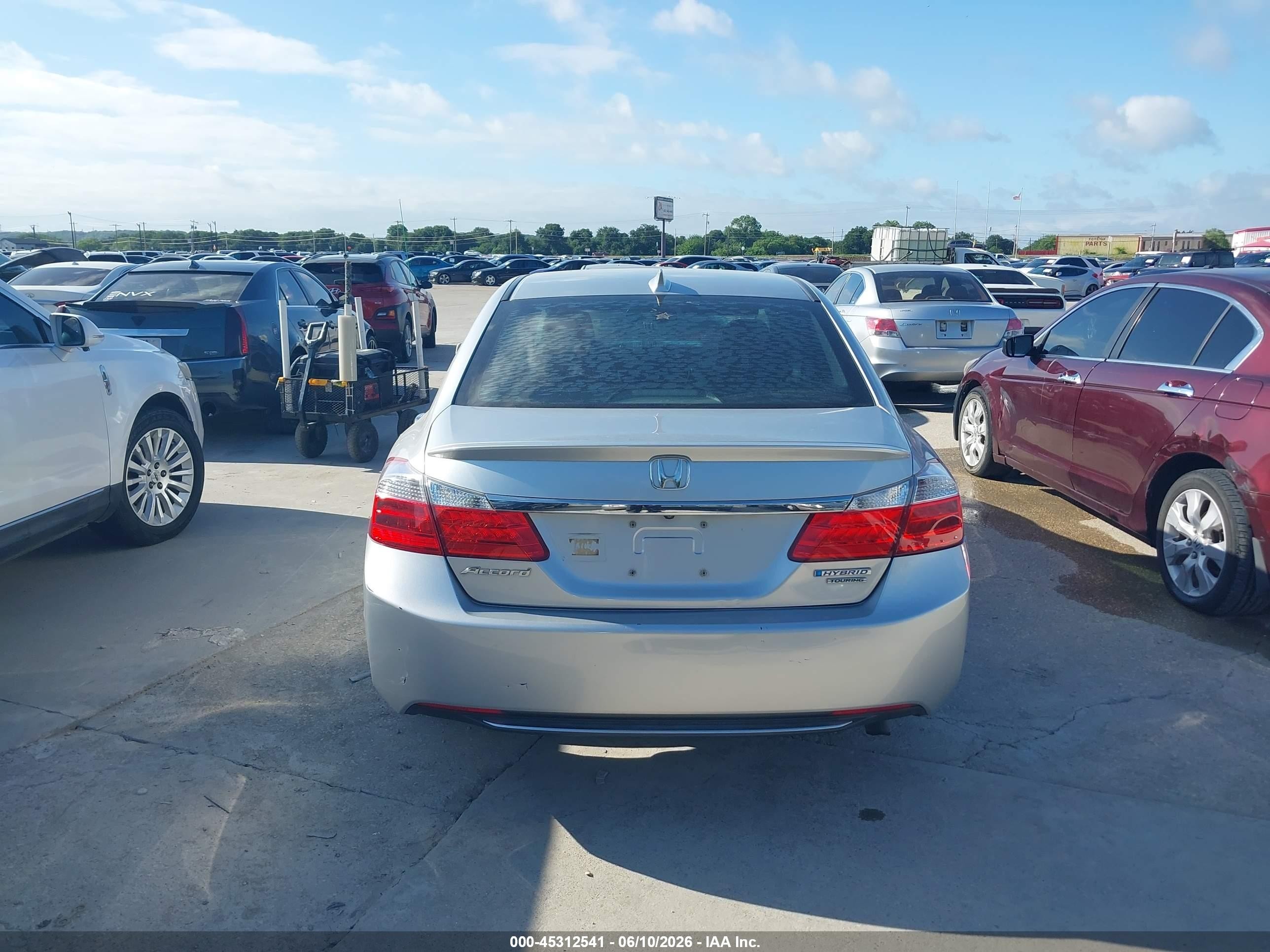 2014 Honda Accord Hybrid Touring Gray vin: 1HGCR6F79EA005565