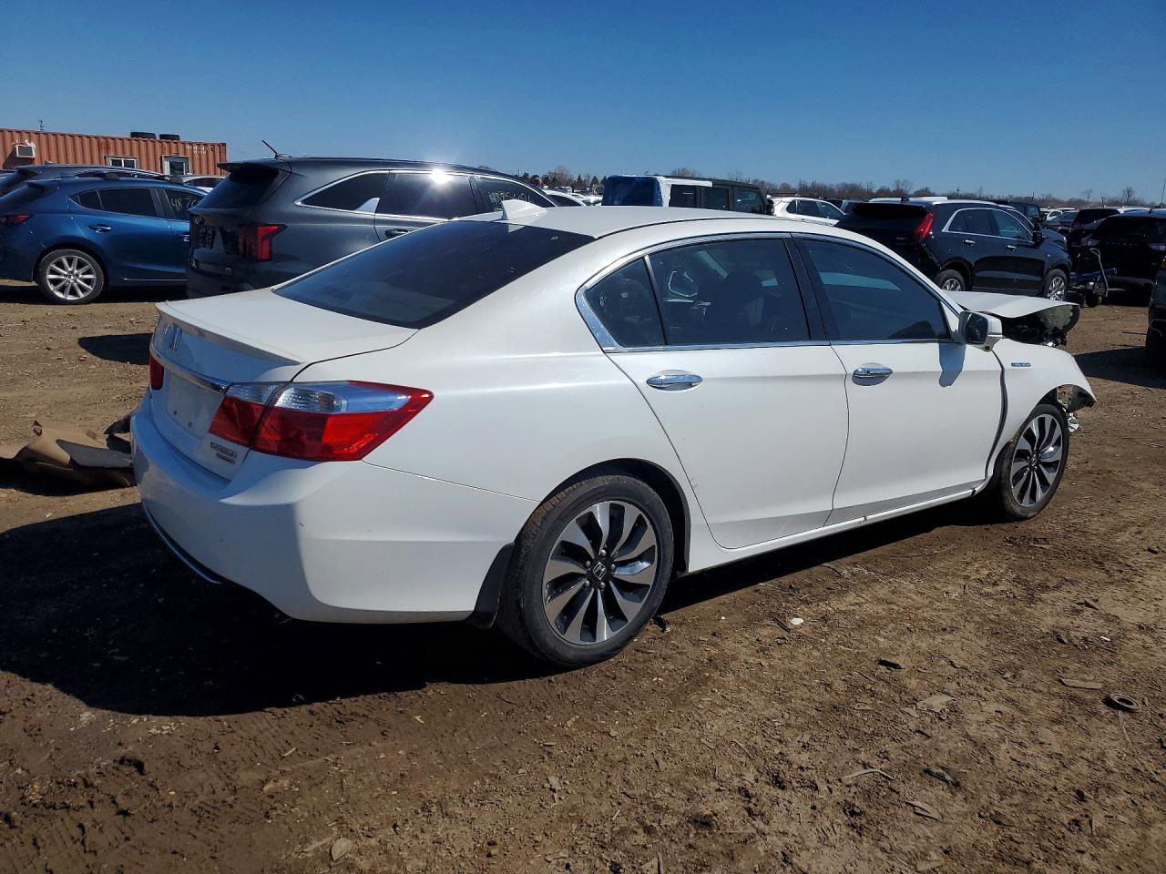 2014 Honda Accord Touring Hybrid Белый vin: 1HGCR6F79EA007039