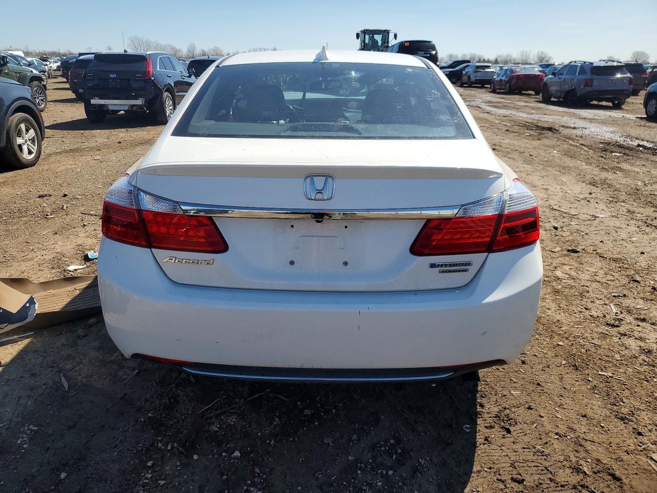 2014 Honda Accord Touring Hybrid Белый vin: 1HGCR6F79EA007039