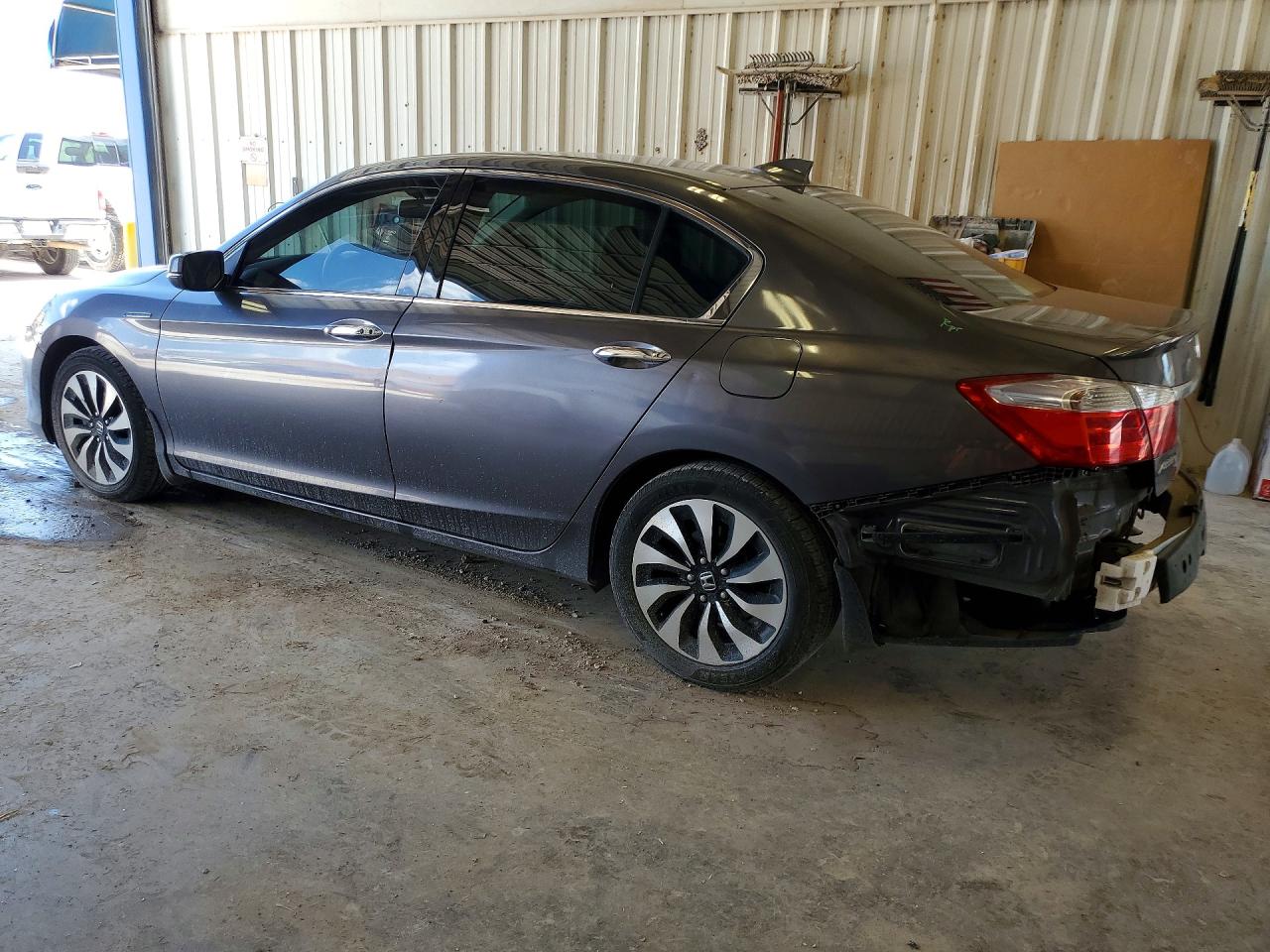 2015 Honda Accord Touring Hybrid Gray vin: 1HGCR6F79FA002568
