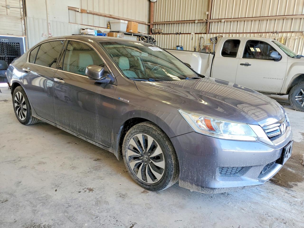 2015 Honda Accord Touring Hybrid Gray vin: 1HGCR6F79FA002568