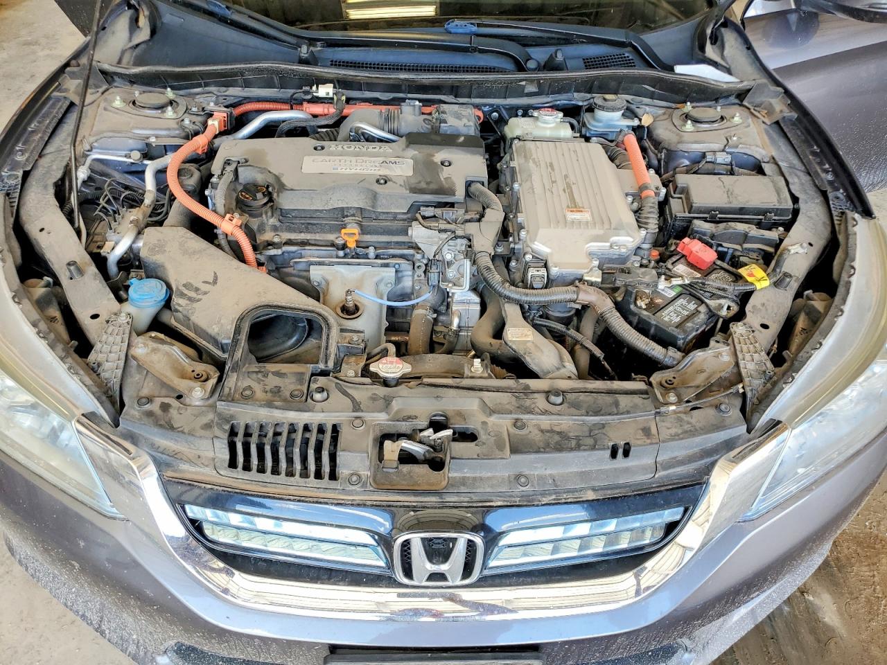 2015 Honda Accord Touring Hybrid Gray vin: 1HGCR6F79FA002568