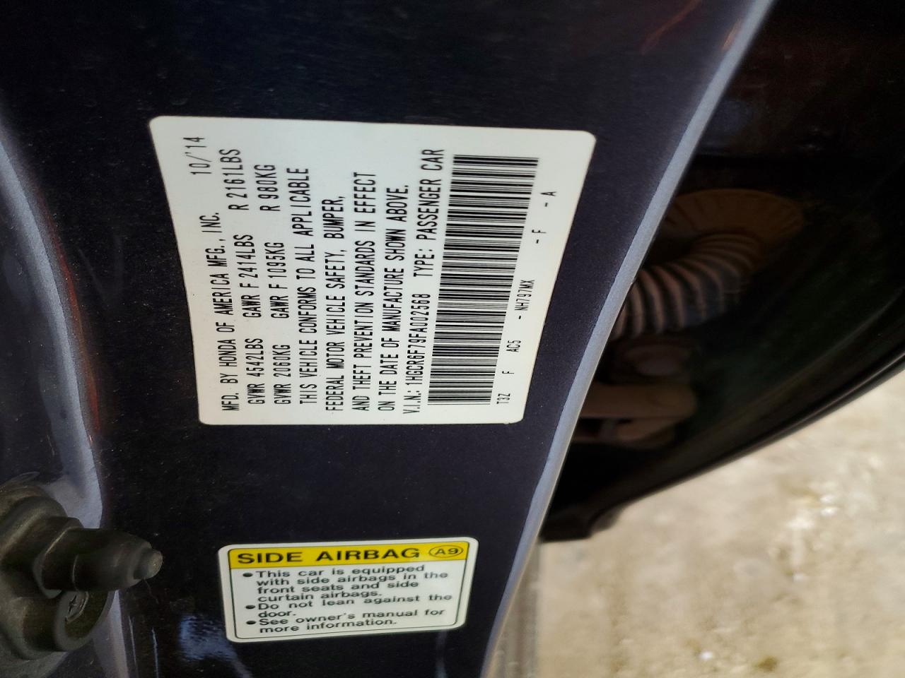 2015 Honda Accord Touring Hybrid Gray vin: 1HGCR6F79FA002568