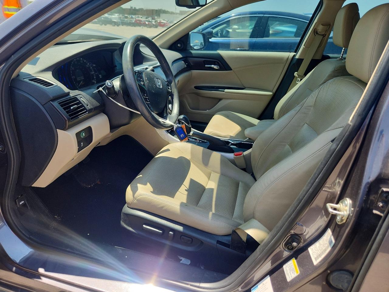 2015 Honda Accord Touring Hybrid Серый vin: 1HGCR6F79FA003980