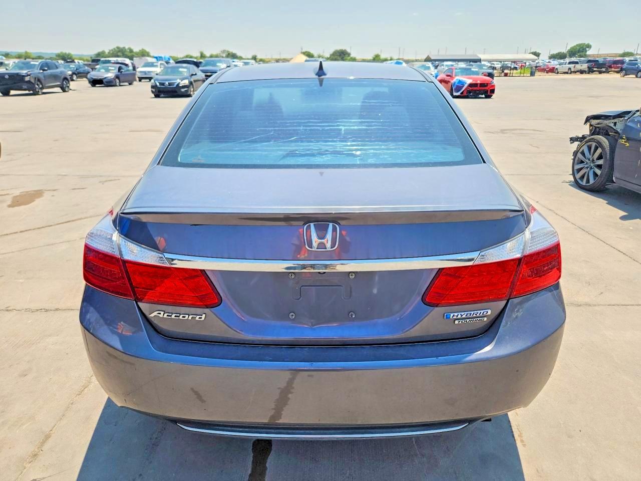 2015 Honda Accord Touring Hybrid Серый vin: 1HGCR6F79FA003980