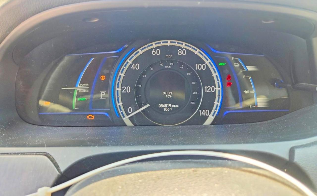 2015 Honda Accord Touring Hybrid Серый vin: 1HGCR6F79FA003980