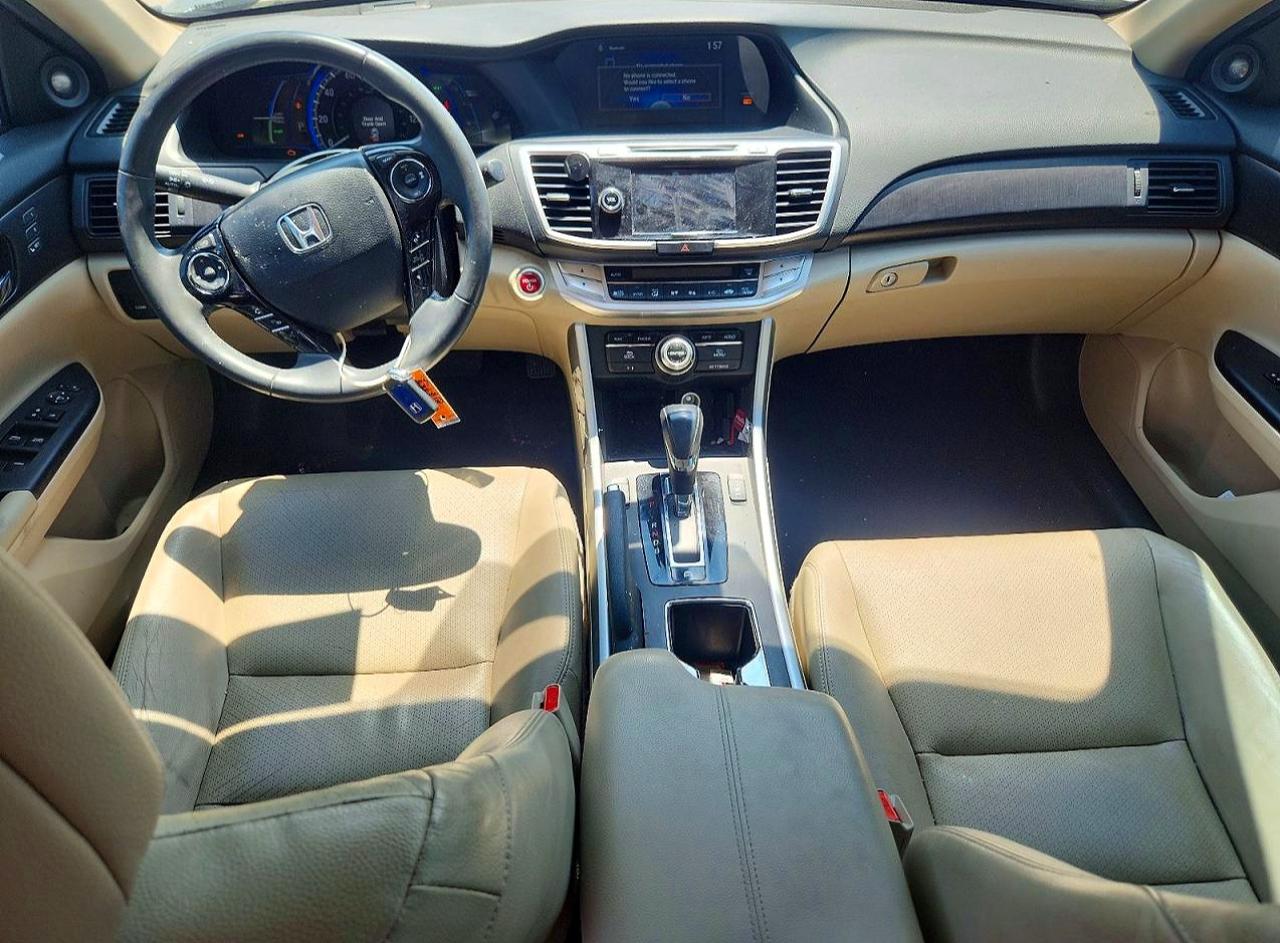 2015 Honda Accord Touring Hybrid Серый vin: 1HGCR6F79FA003980